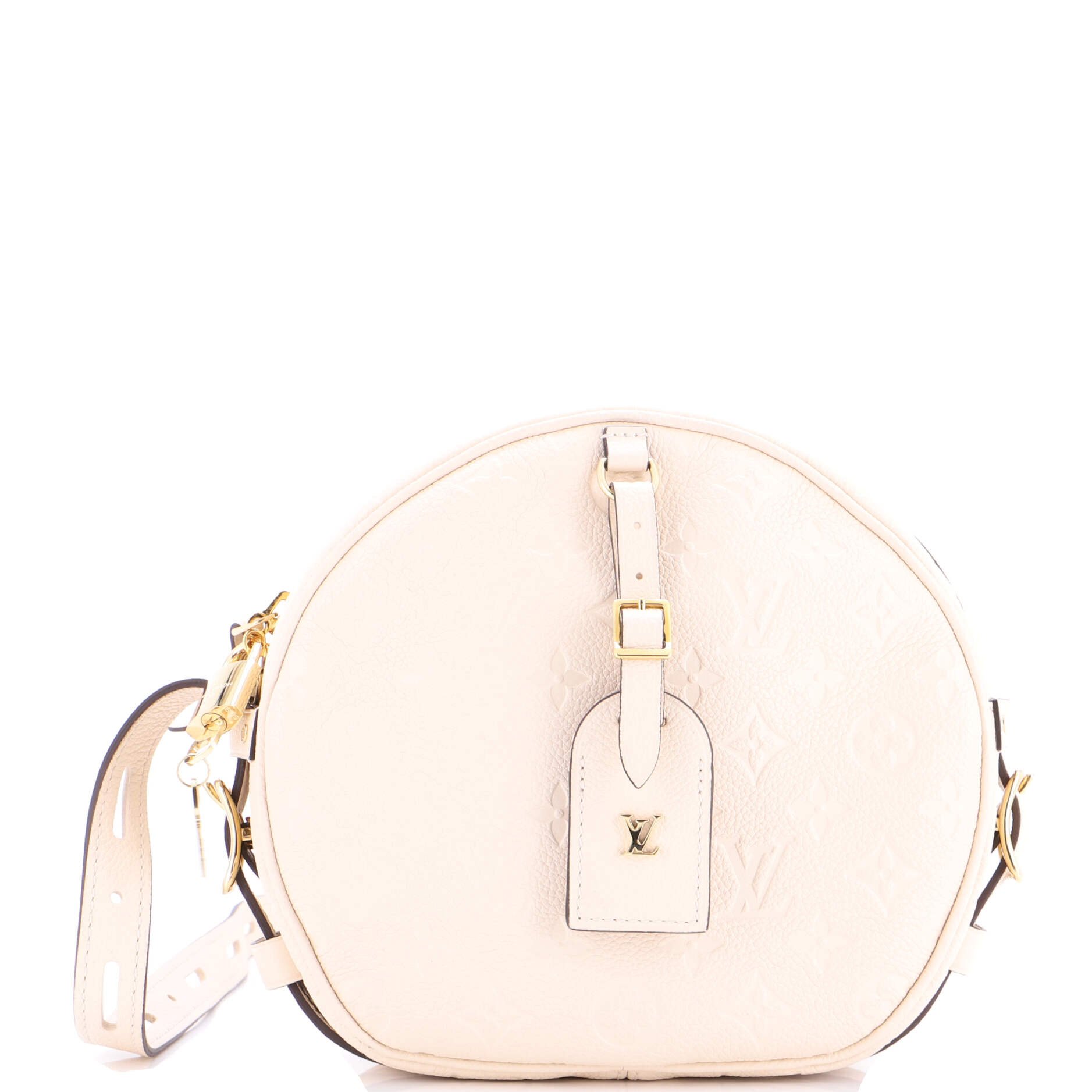 Louis Vuitton Boite Chapeau Souple Bag Monogram Empreinte Leather MM