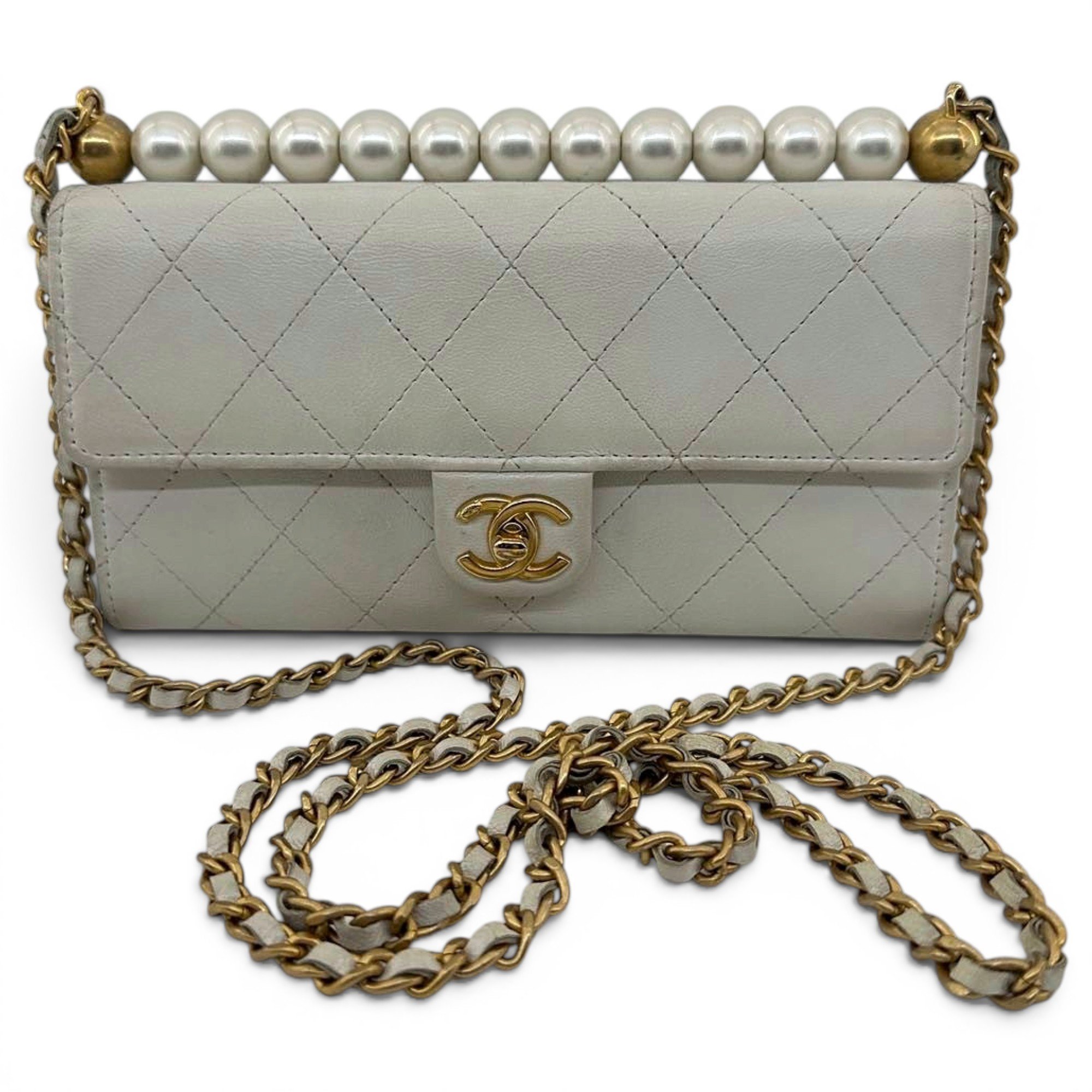 Wallet On Chain Timeless/Classique leather crossbody bag