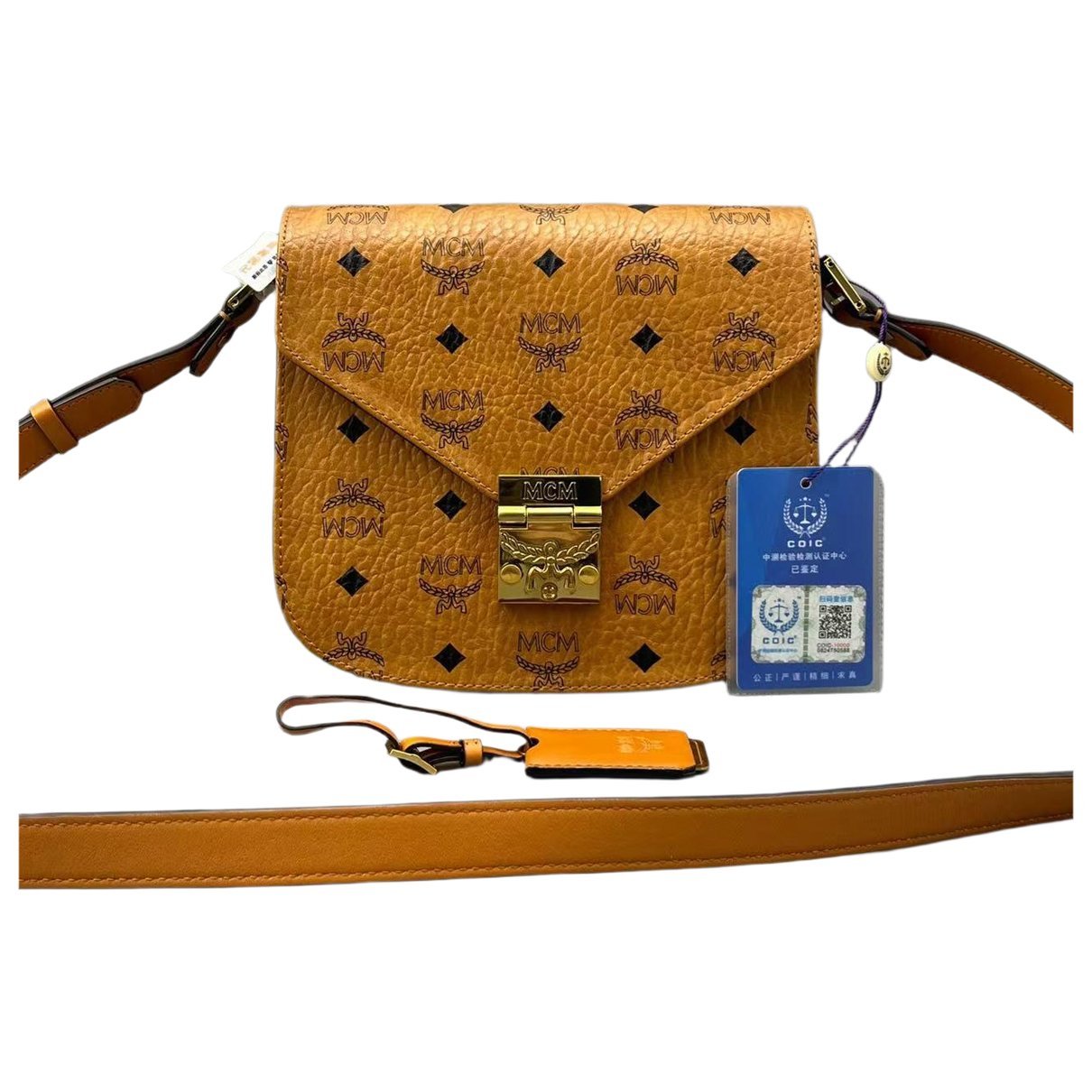 MCM Patricia leather handbag