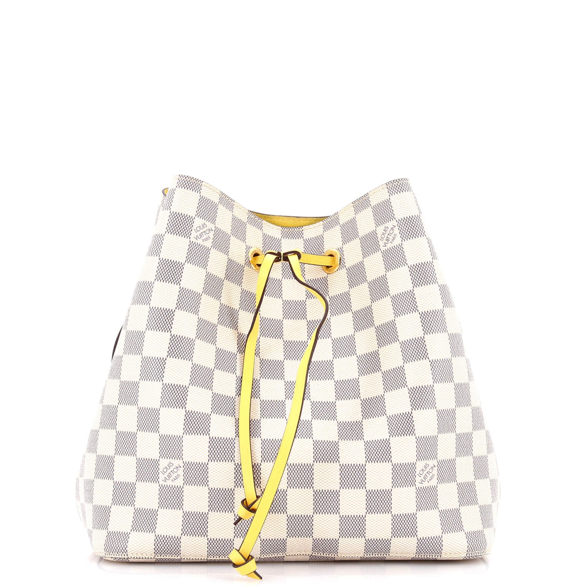 Louis Vuitton NeoNoe Handbag Damier with Leather MM