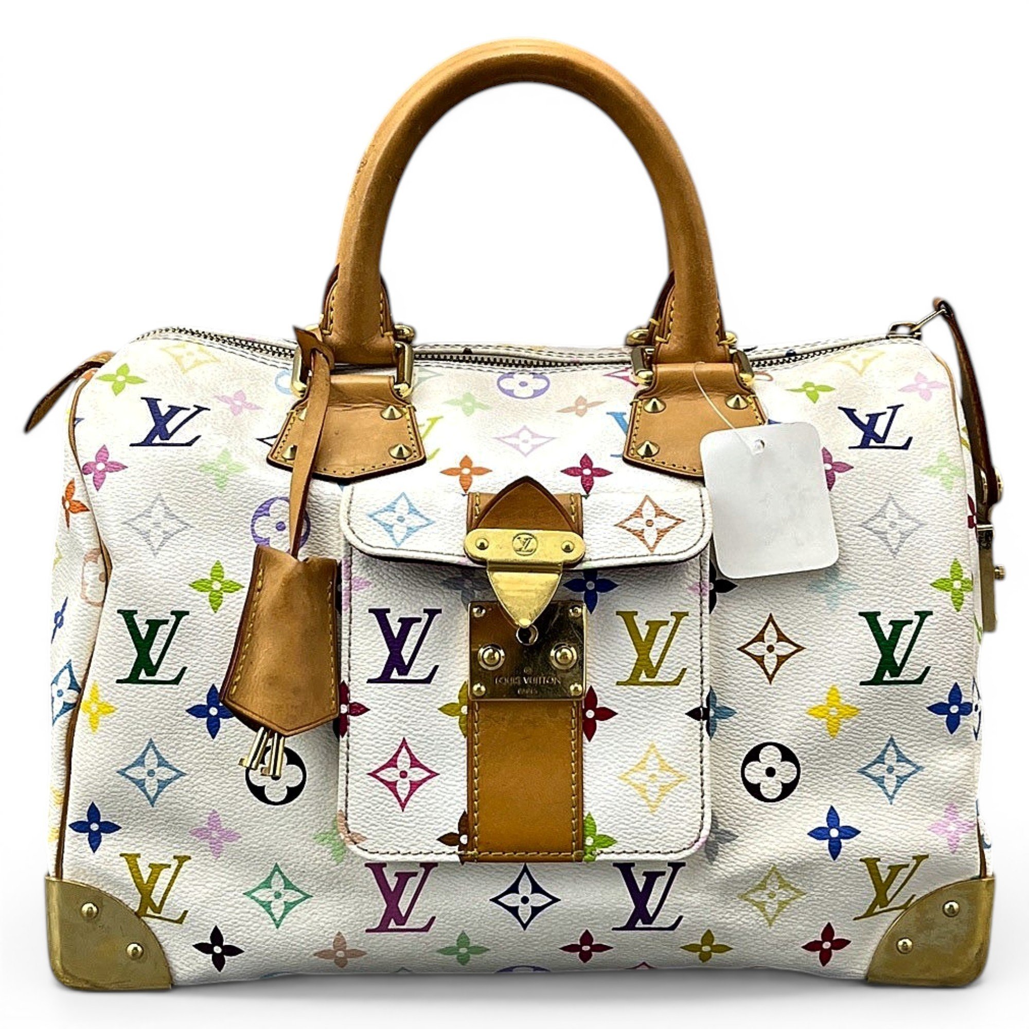 Speedy leather handbag