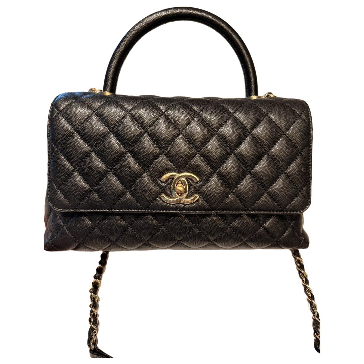 Coco Handle leather handbag