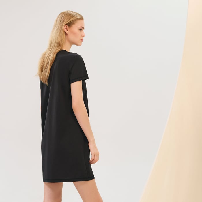 Bleu Noir Straight Dress