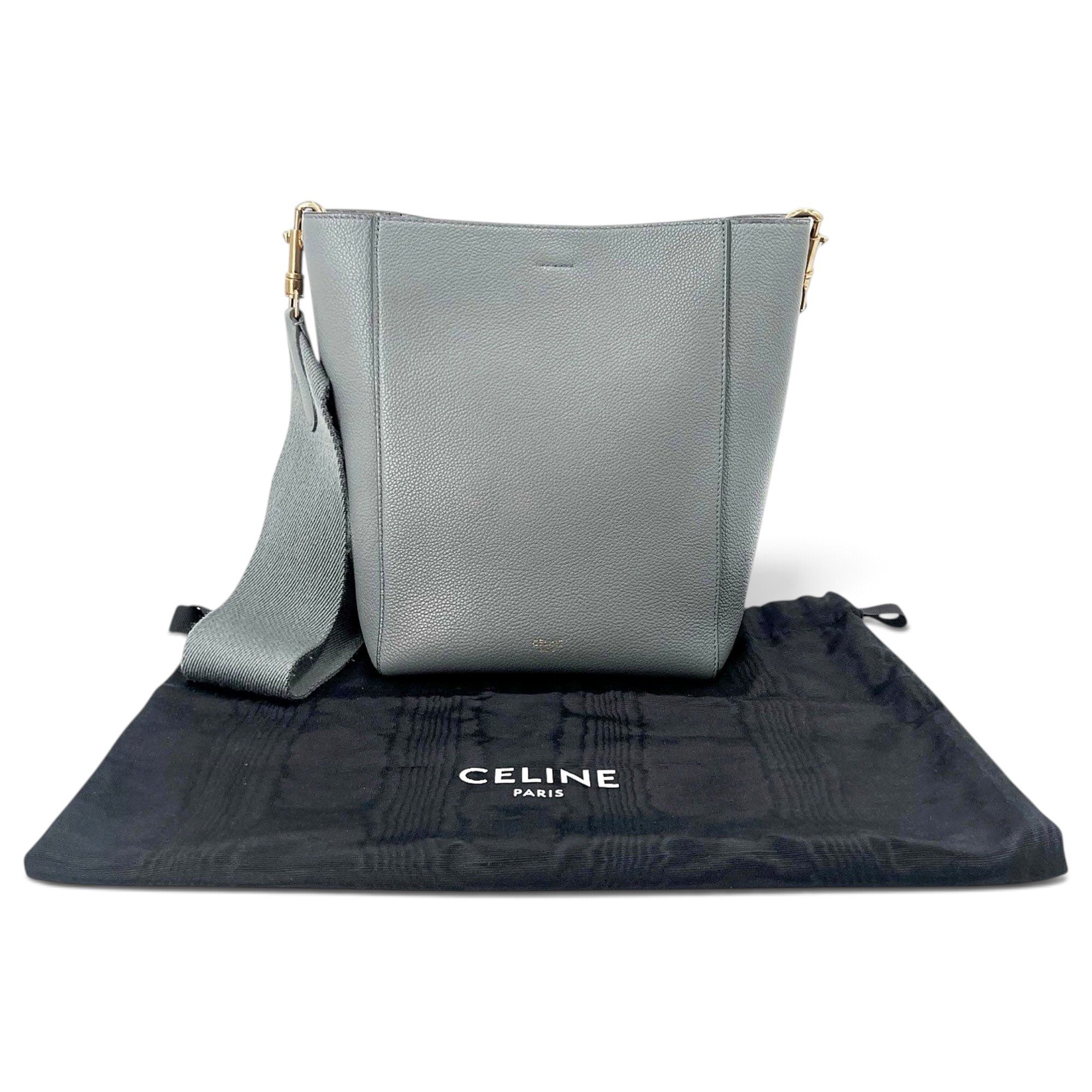 Seau Sangle leather handbag