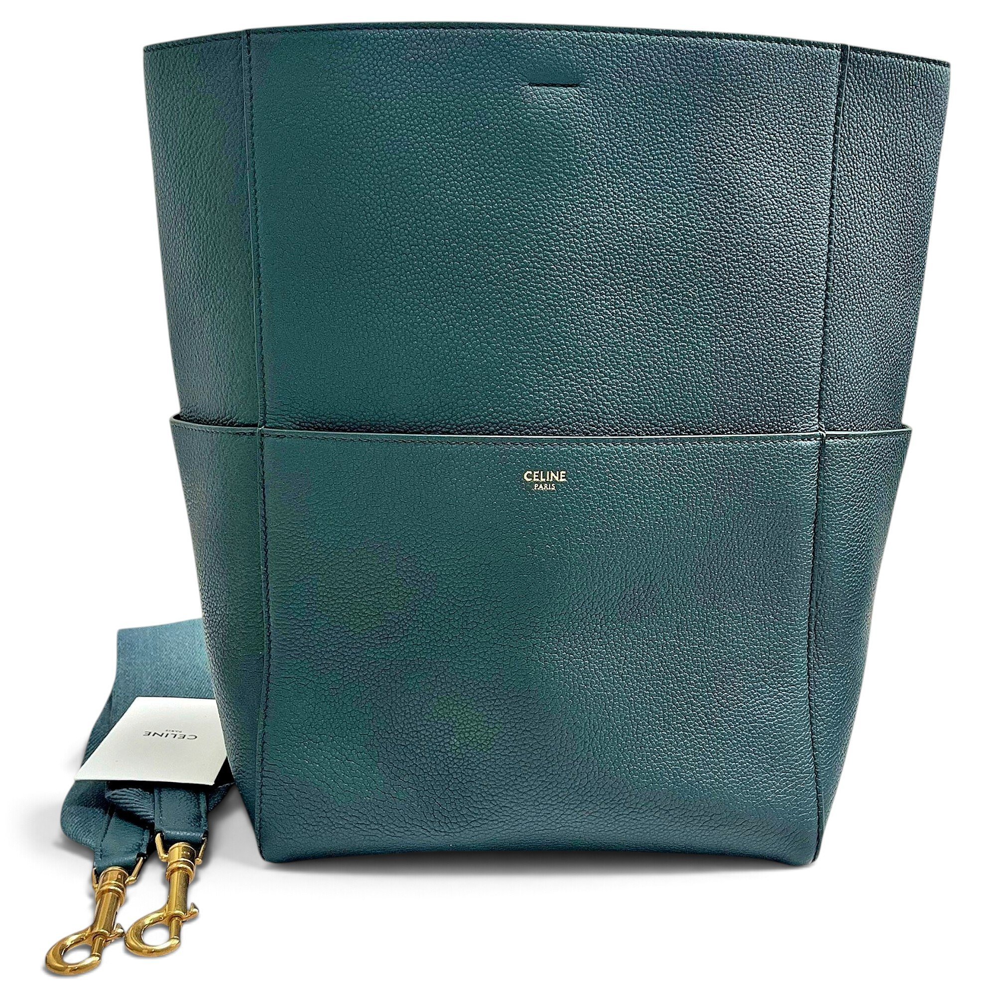 Seau Sangle leather handbag