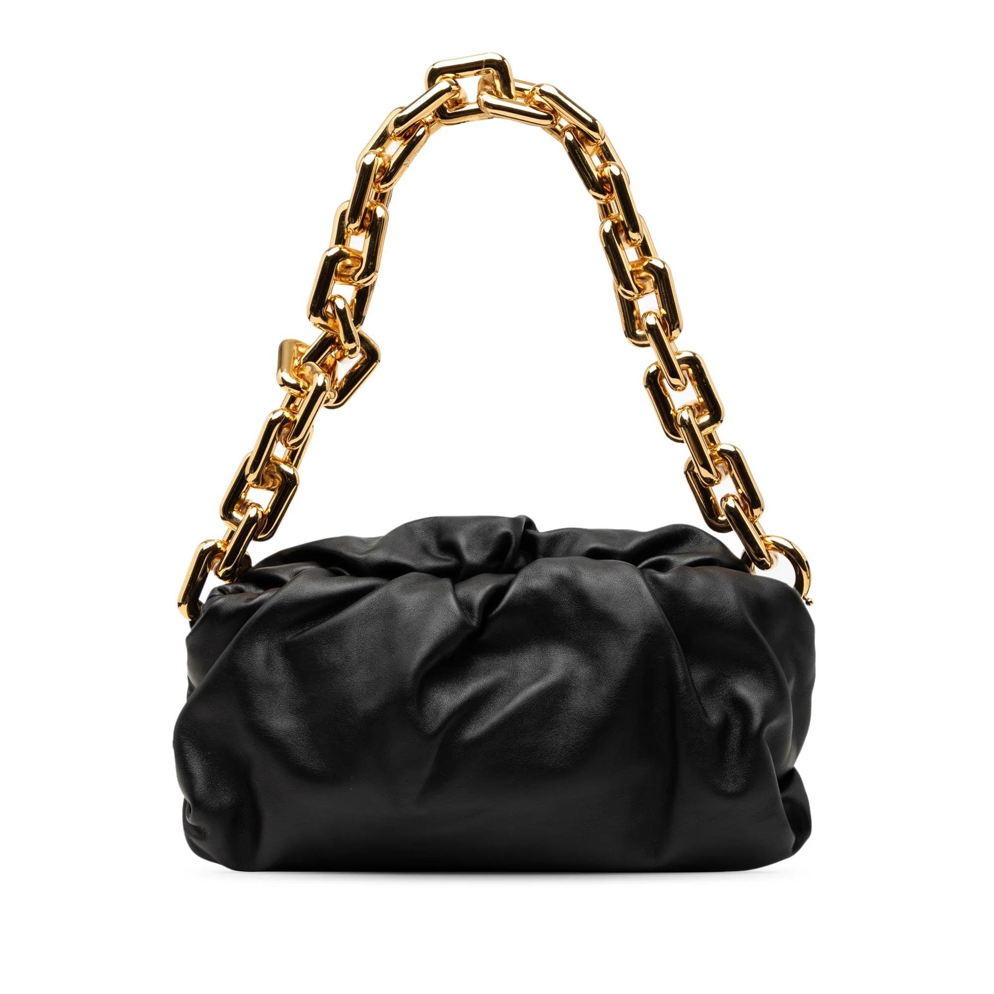 Chain Pouch leather handbag