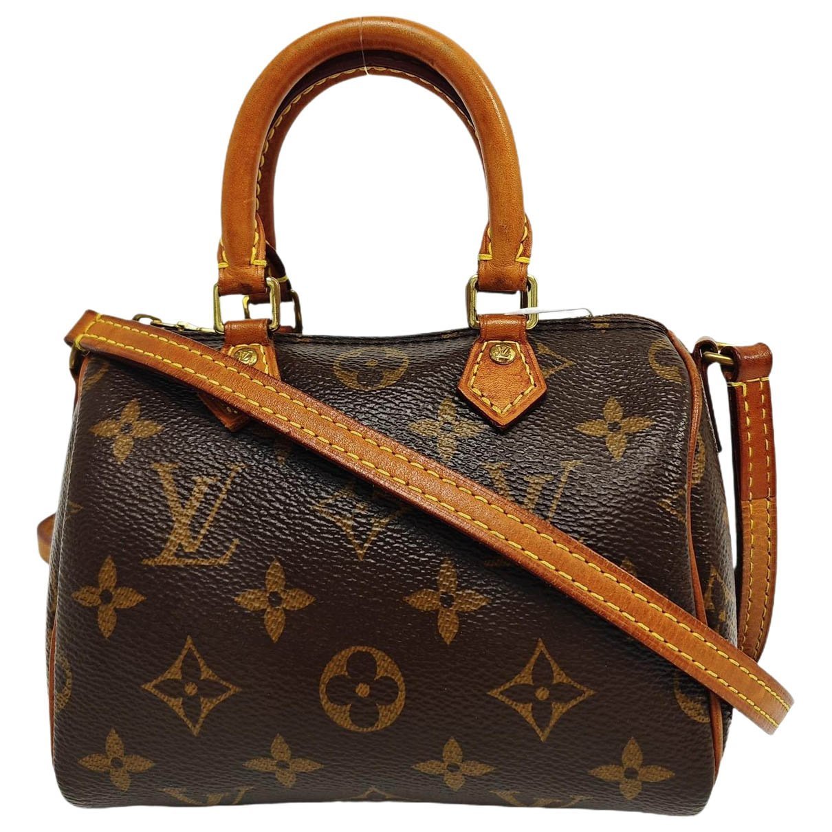 Nano Speedy / Mini HL leather handbag