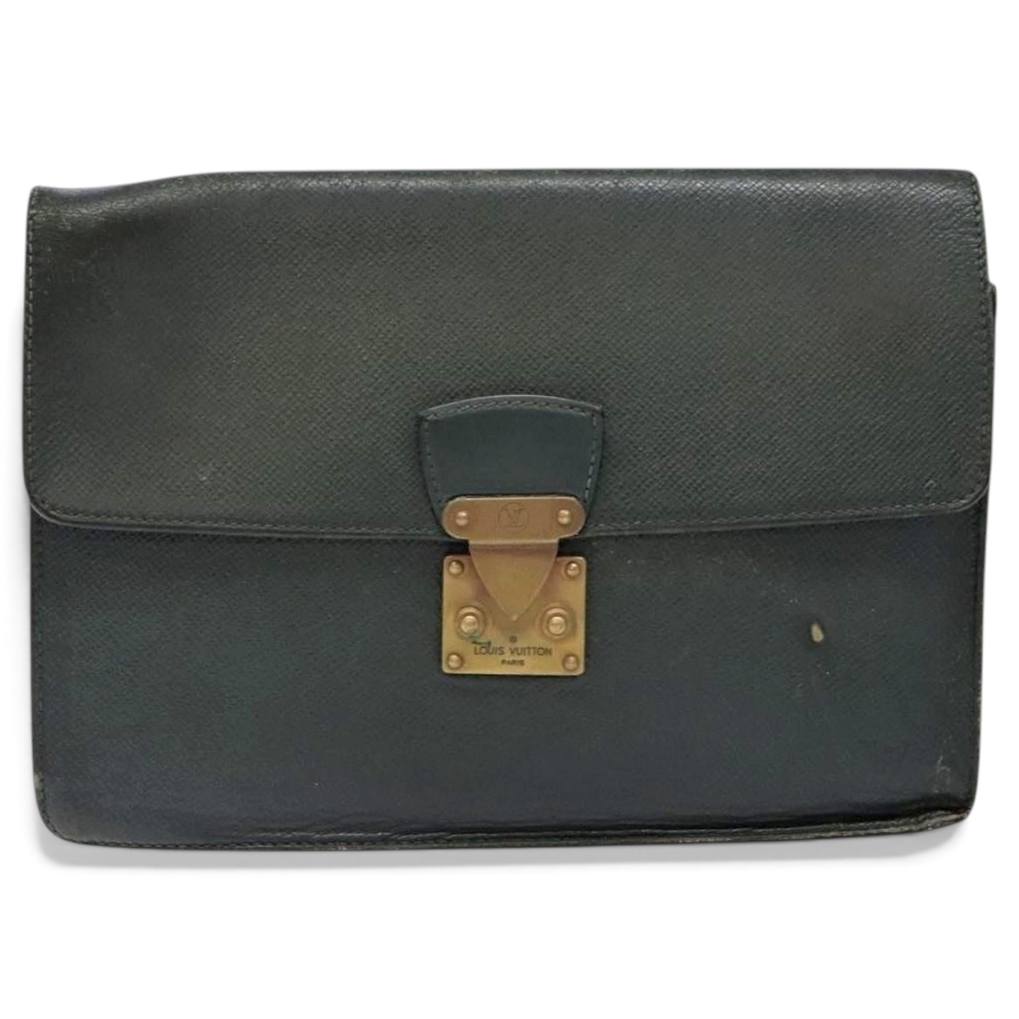 Kourad leather clutch bag