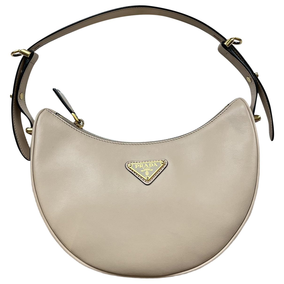 Arqué leather handbag