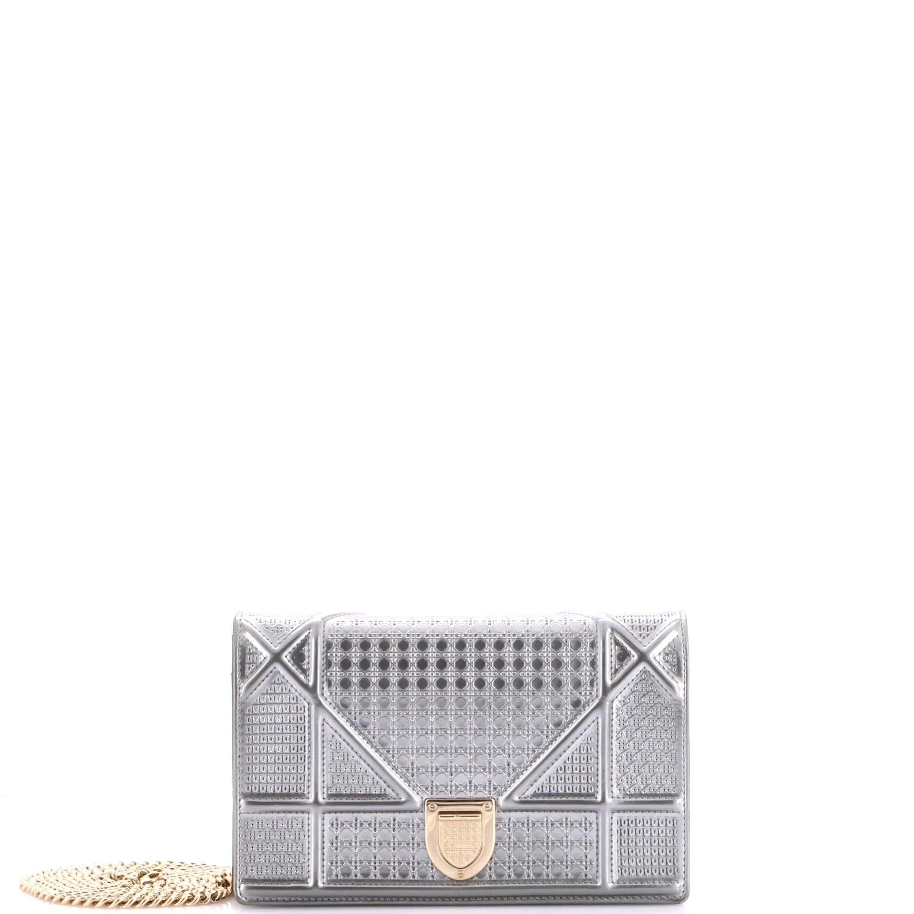Patent leather clutch bag