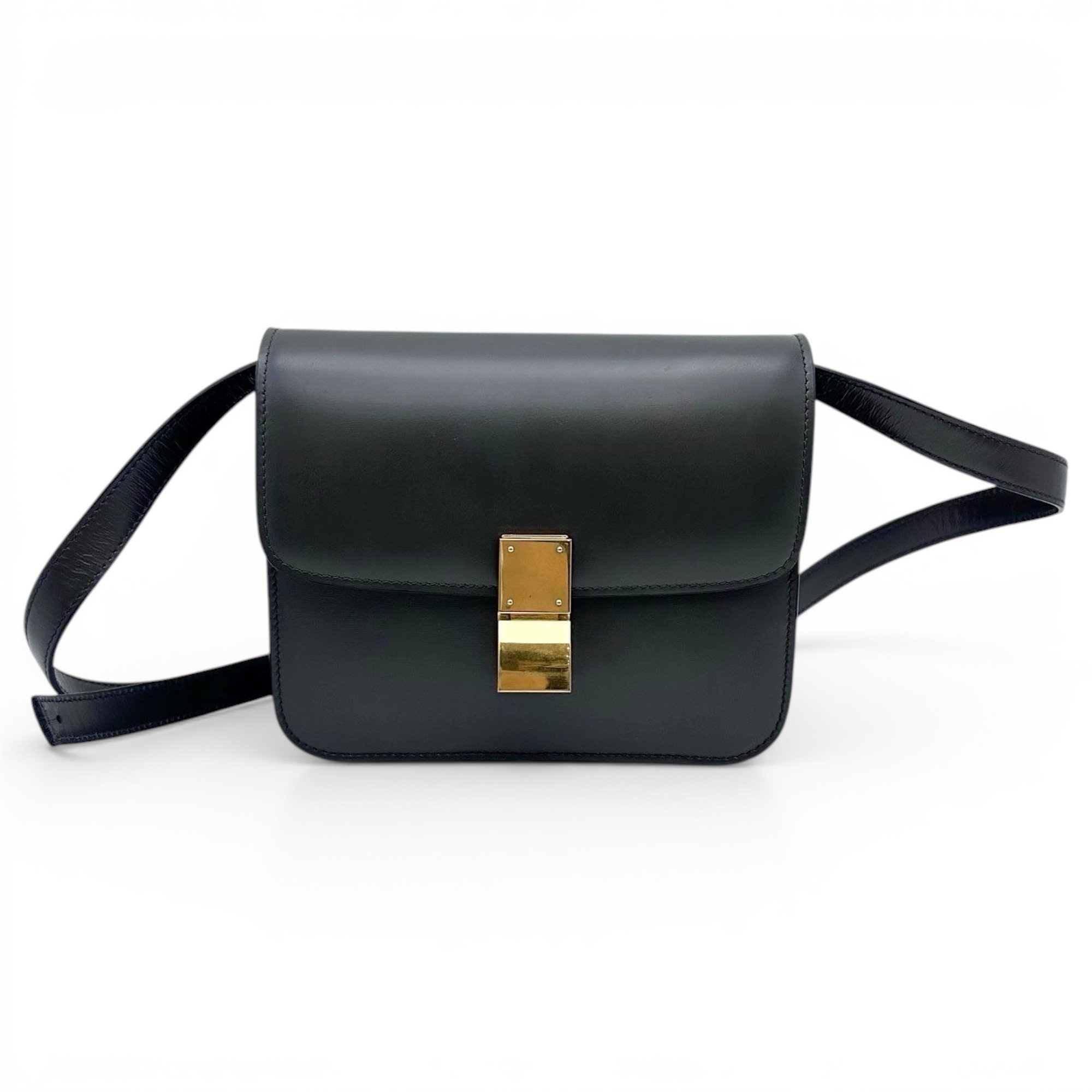 Classic leather handbag