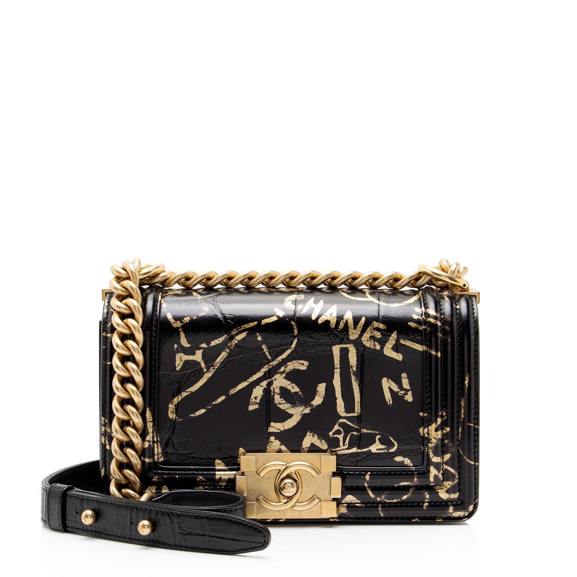 Boy leather crossbody bag