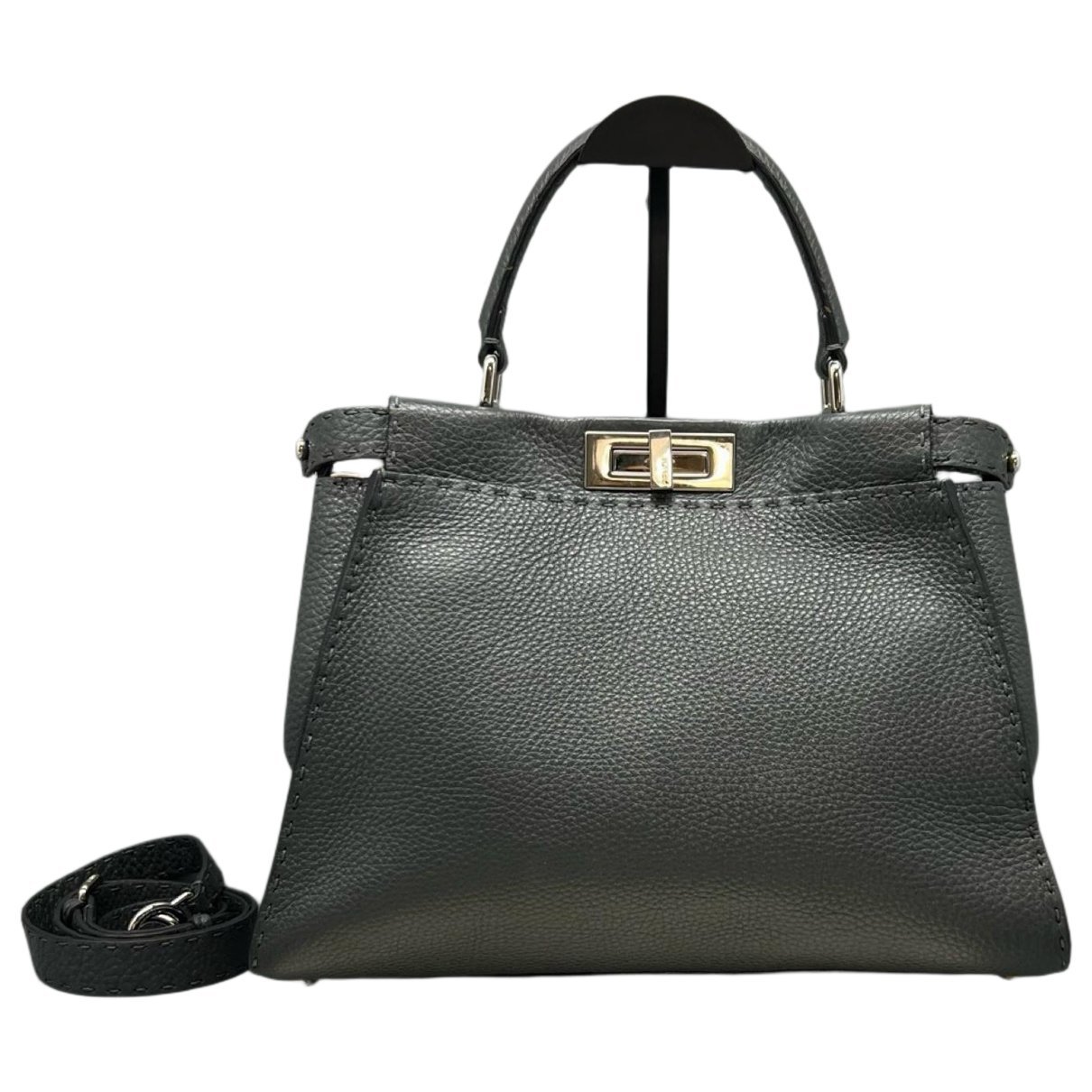 Peekaboo leather handbag