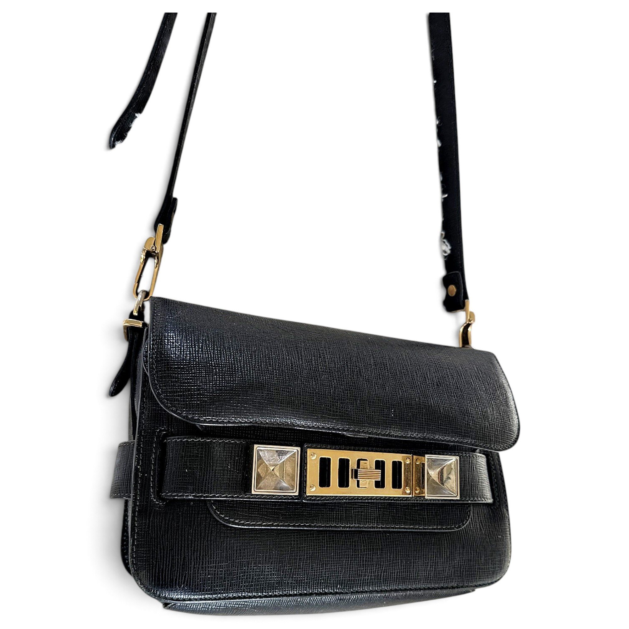 PS11 leather crossbody bag
