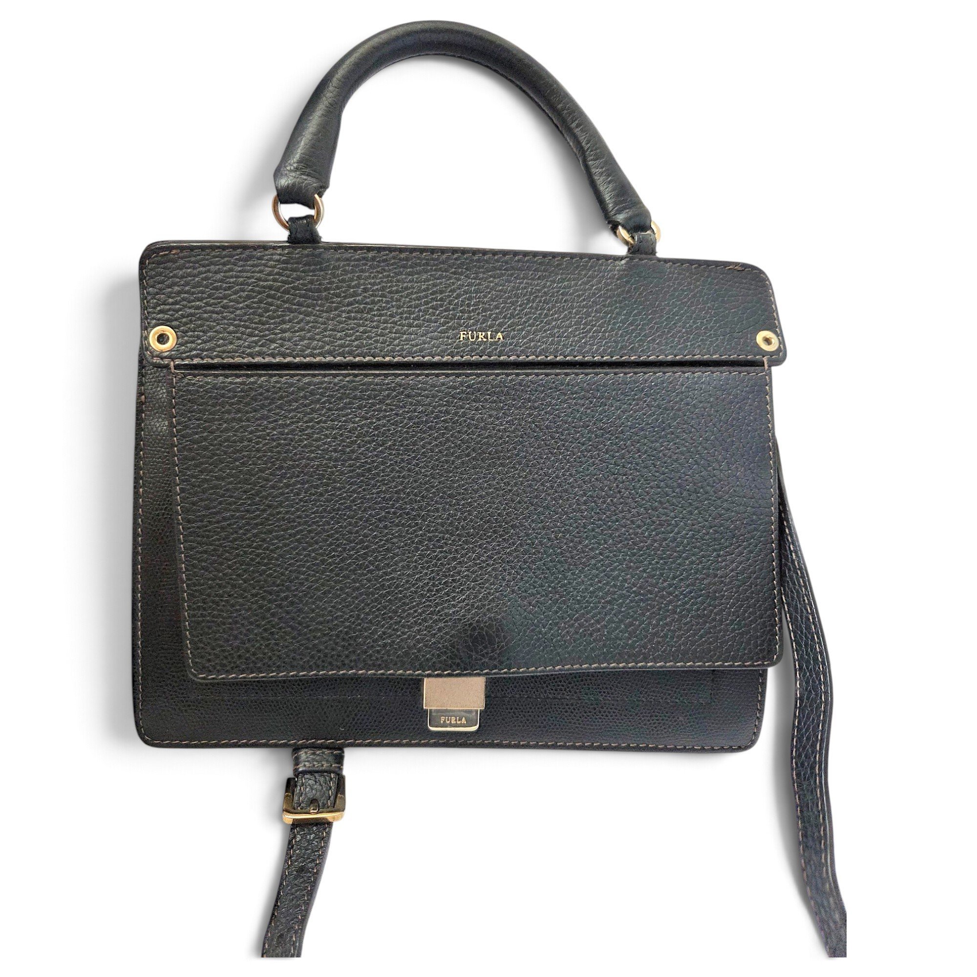 Leather handbag