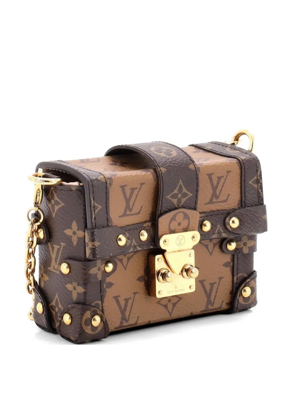 Essential Trunk NM Reverse Monogram Canvas clutch bag