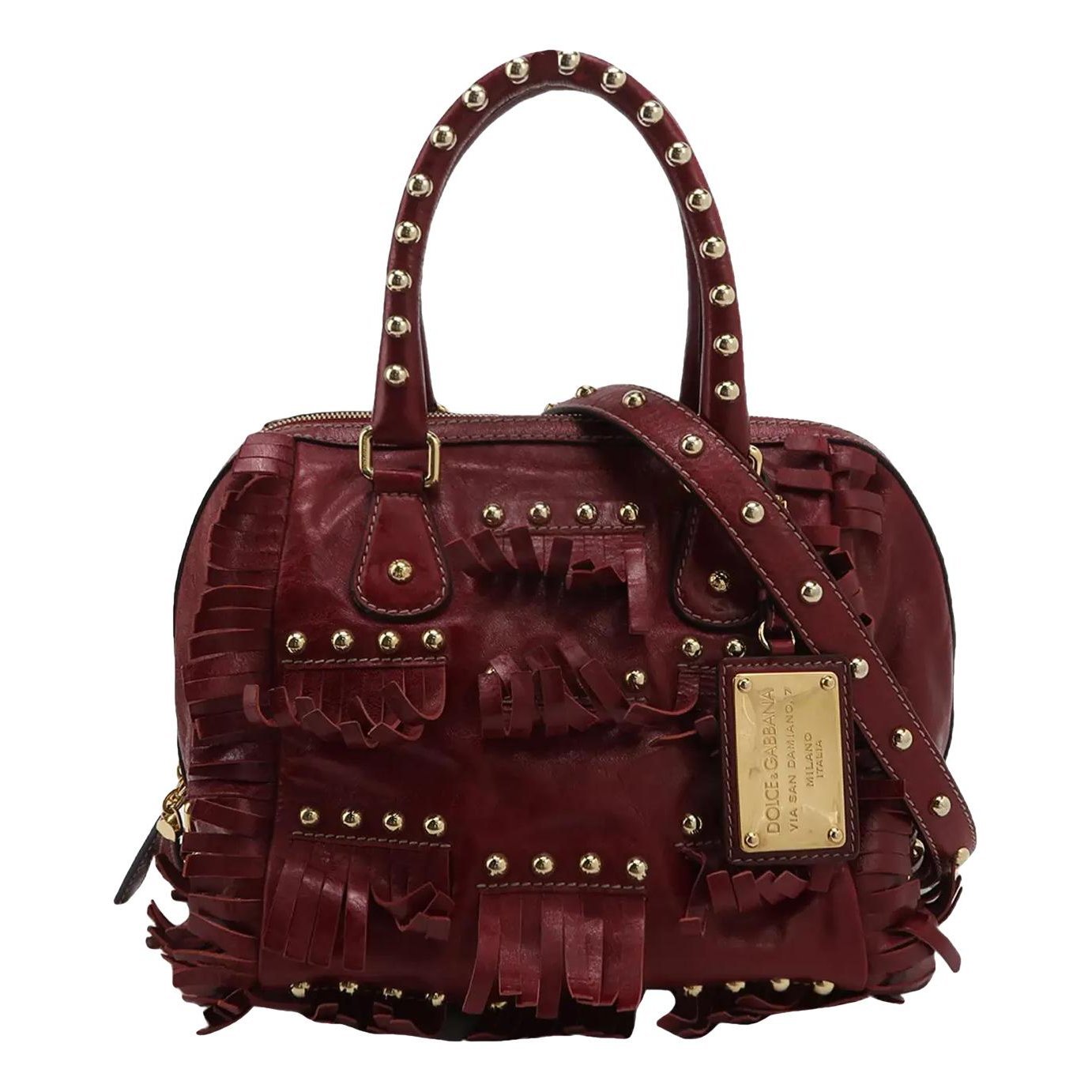 Leather handbag