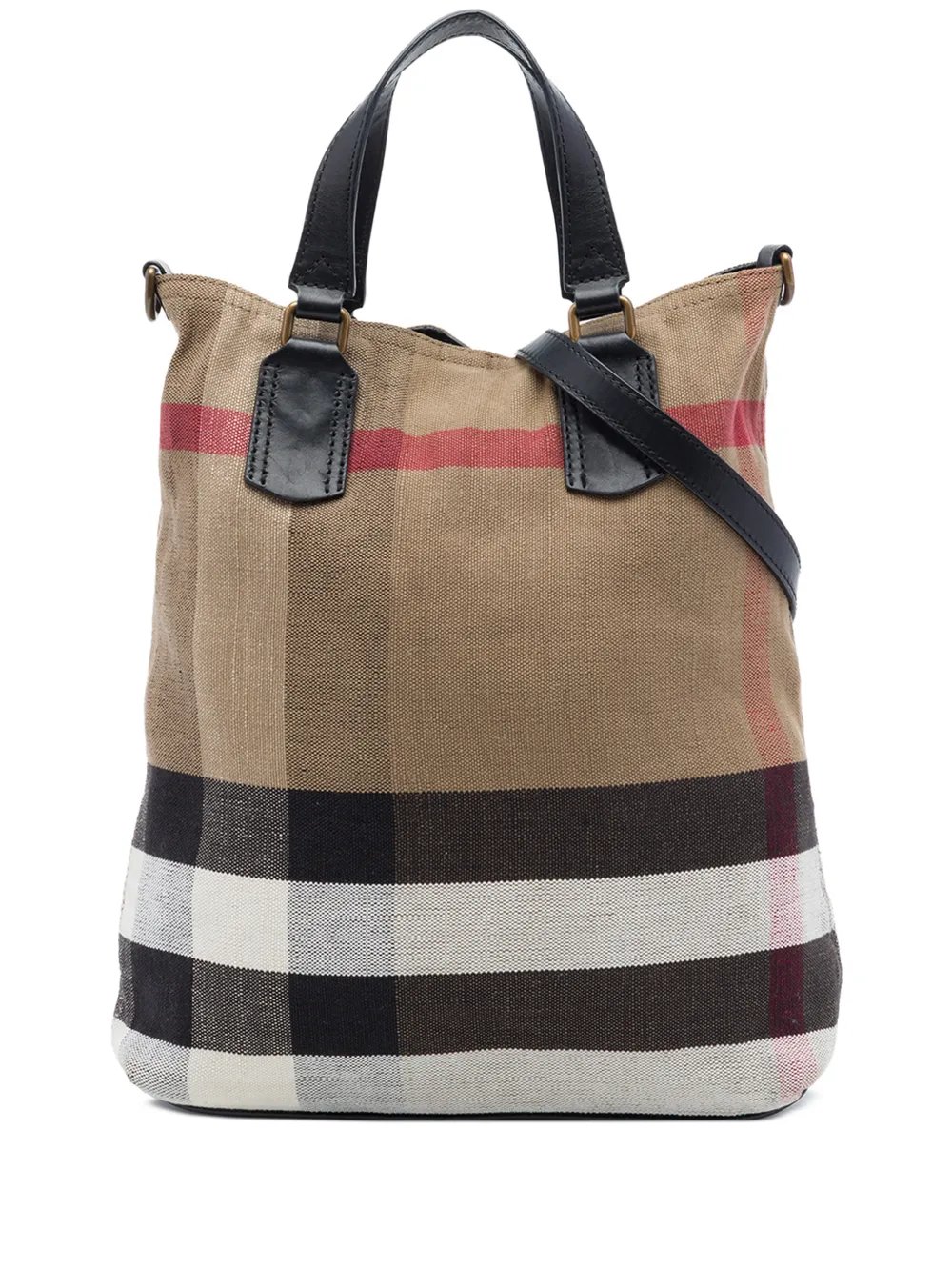 2000-2017 Mega Check Canvas Tottenham Brit satchel
