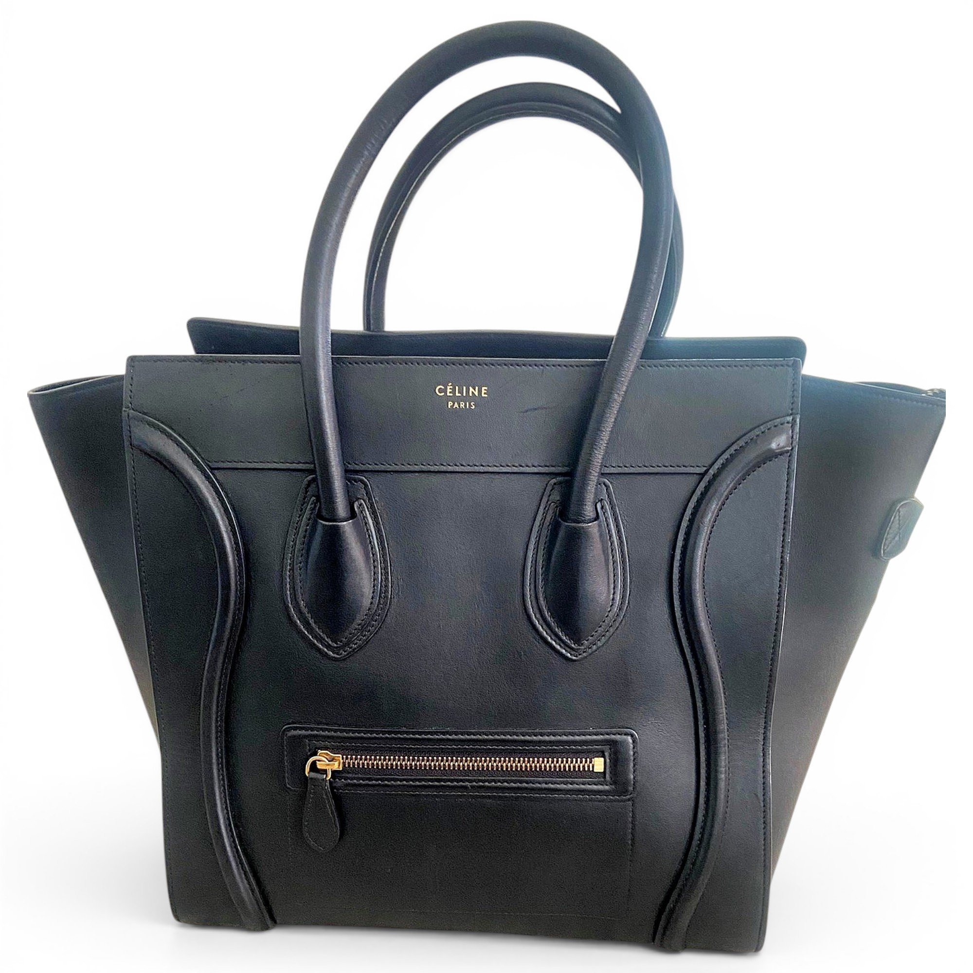 Luggage leather handbag