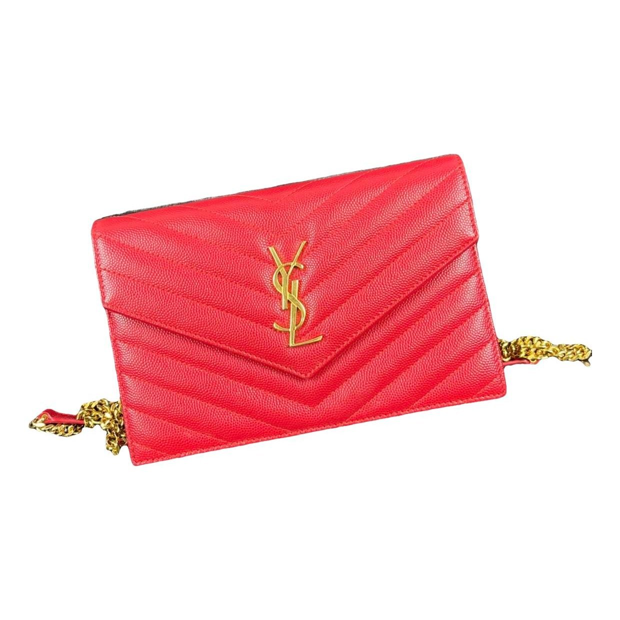Portefeuille enveloppe leather handbag