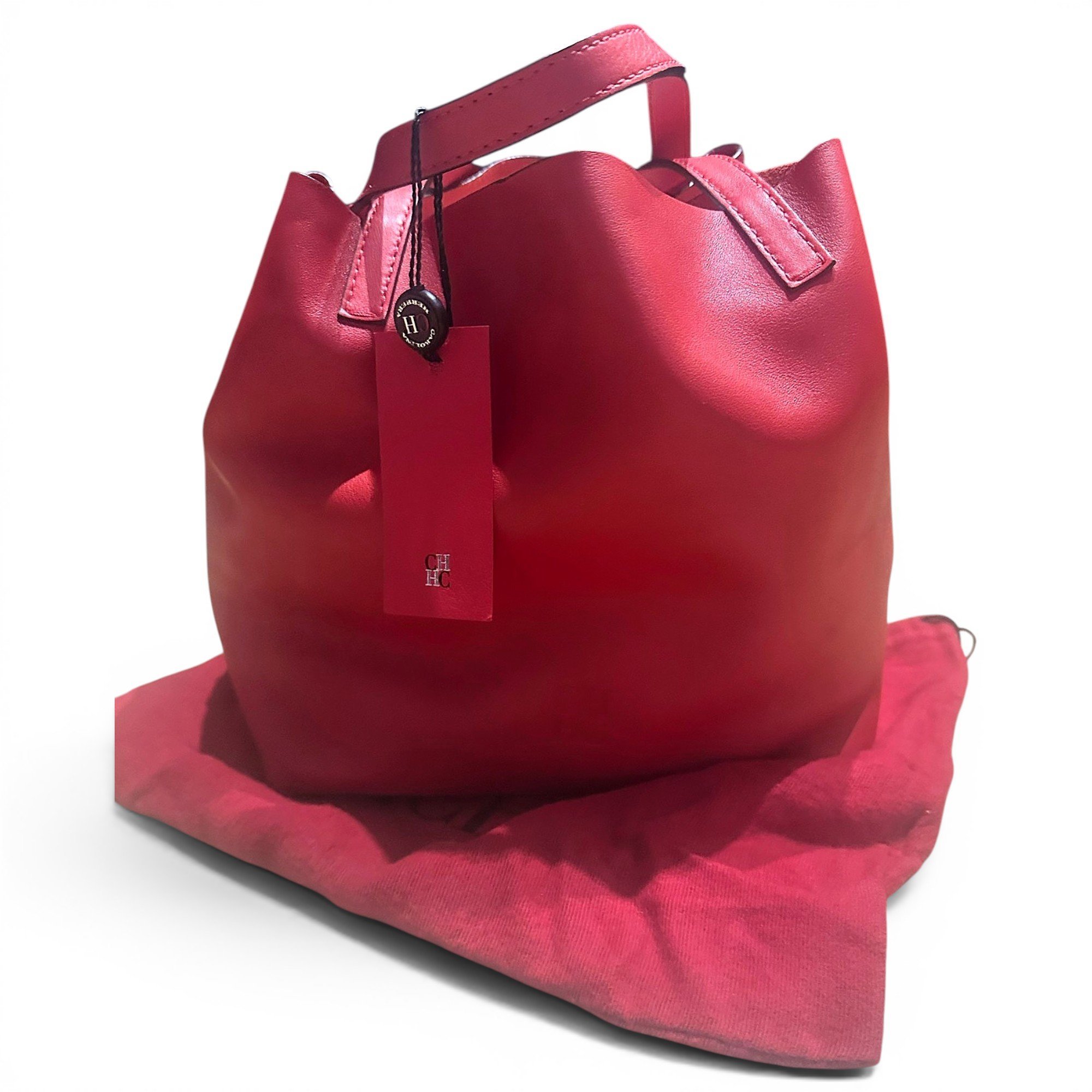 Leather tote