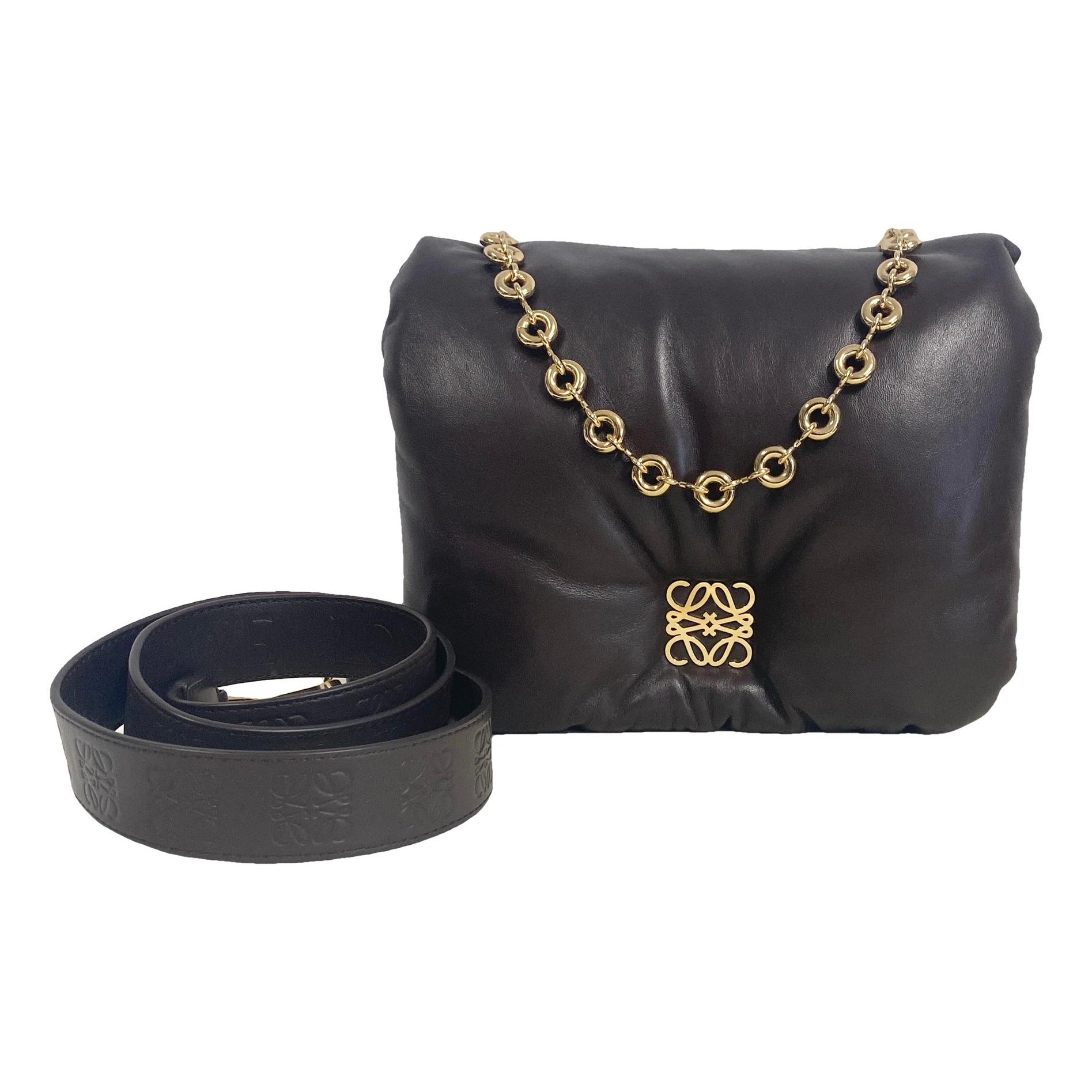 Goya Puffer leather handbag