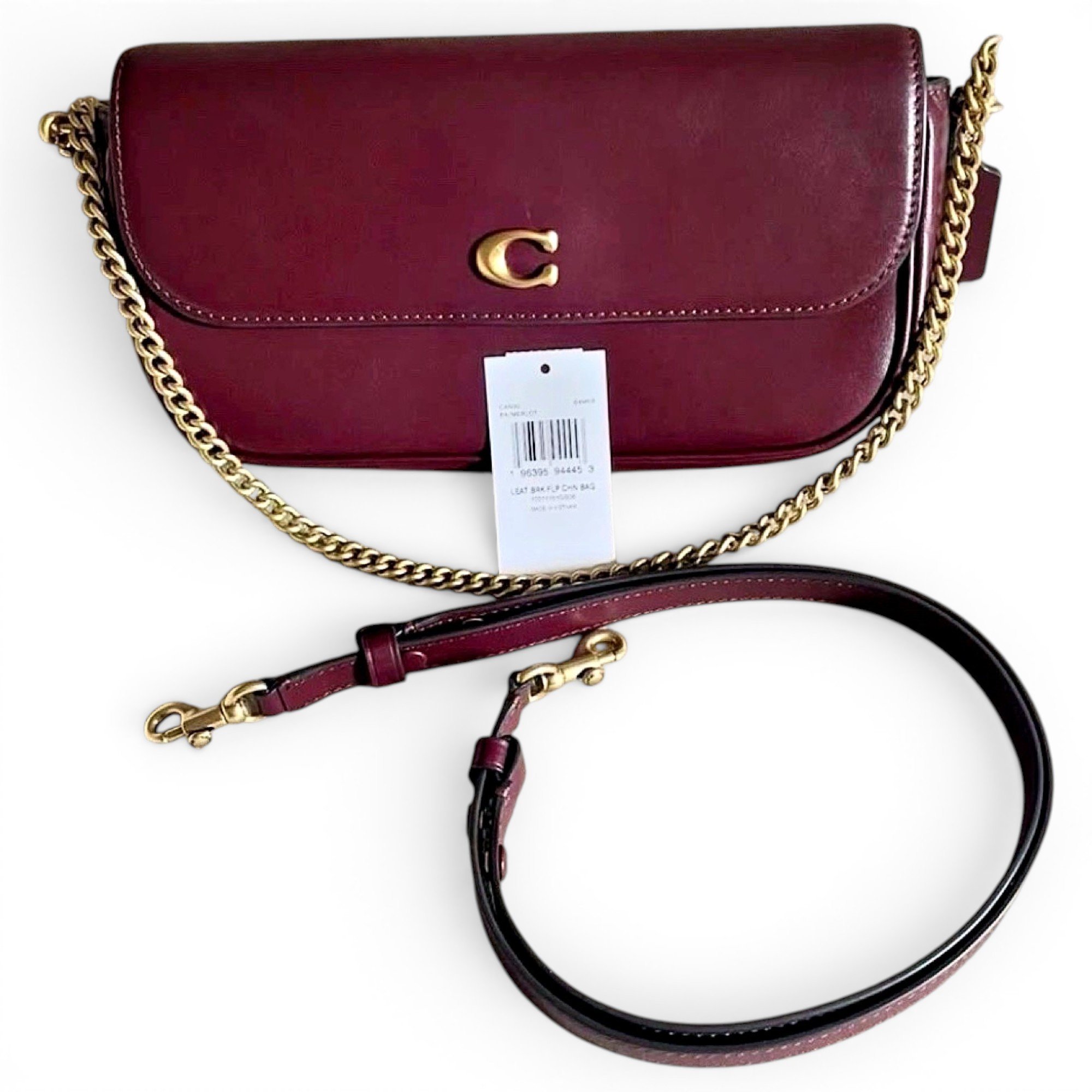 Leather crossbody bag