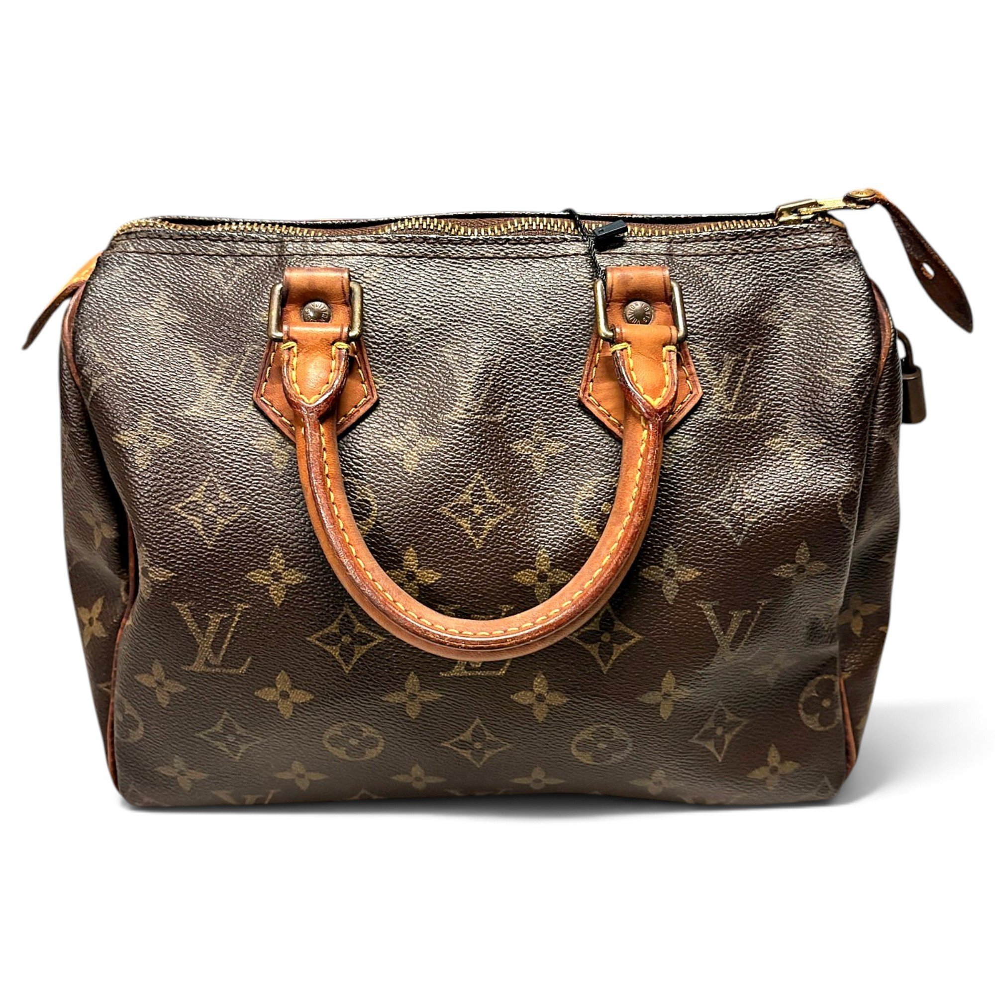 Speedy leather bowling bag