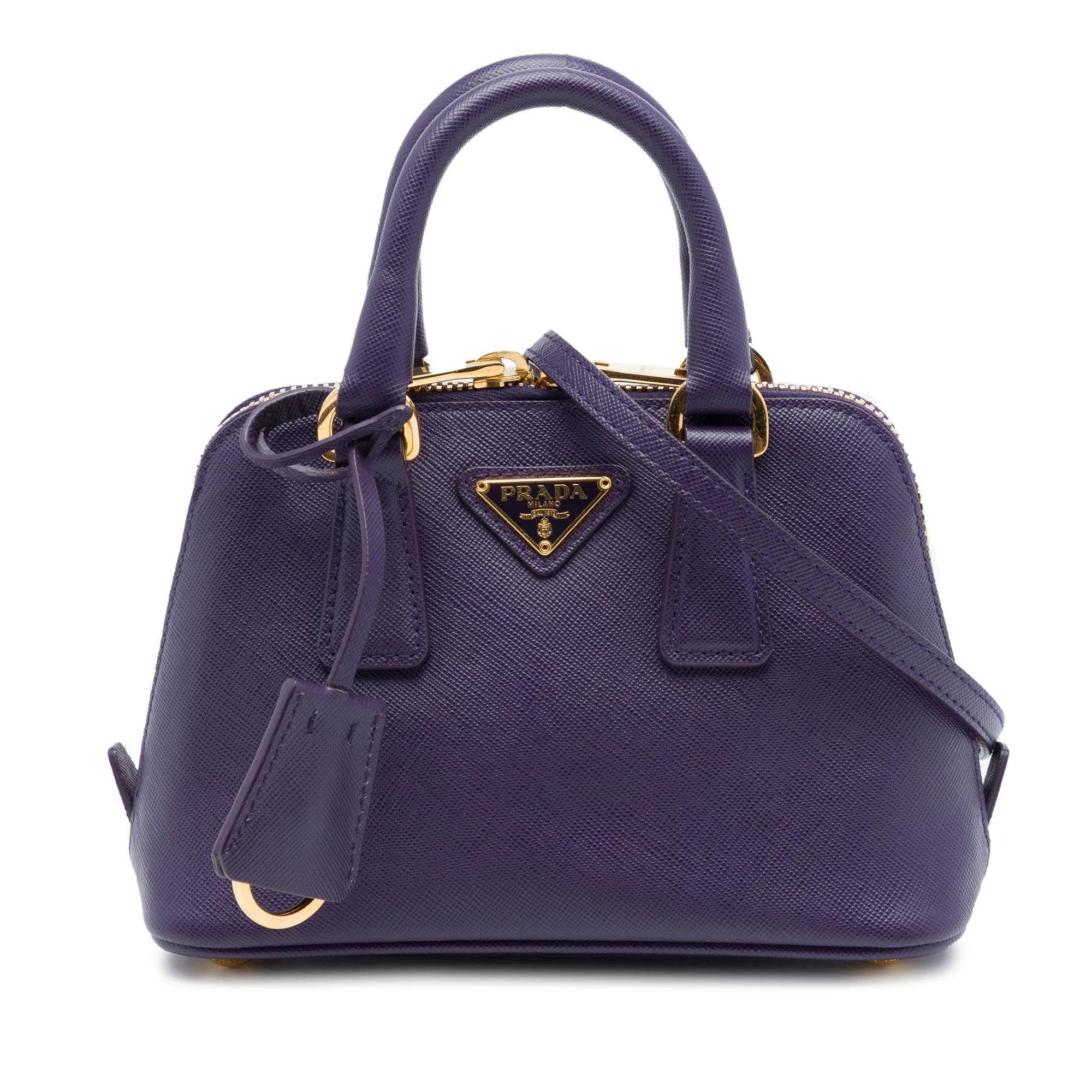 Promenade leather handbag