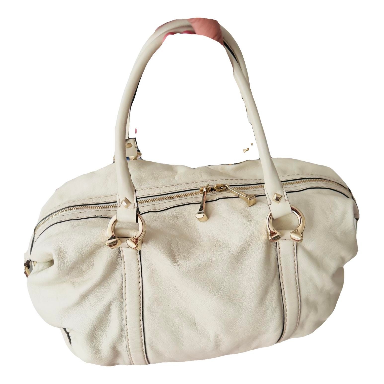 Boston leather handbag