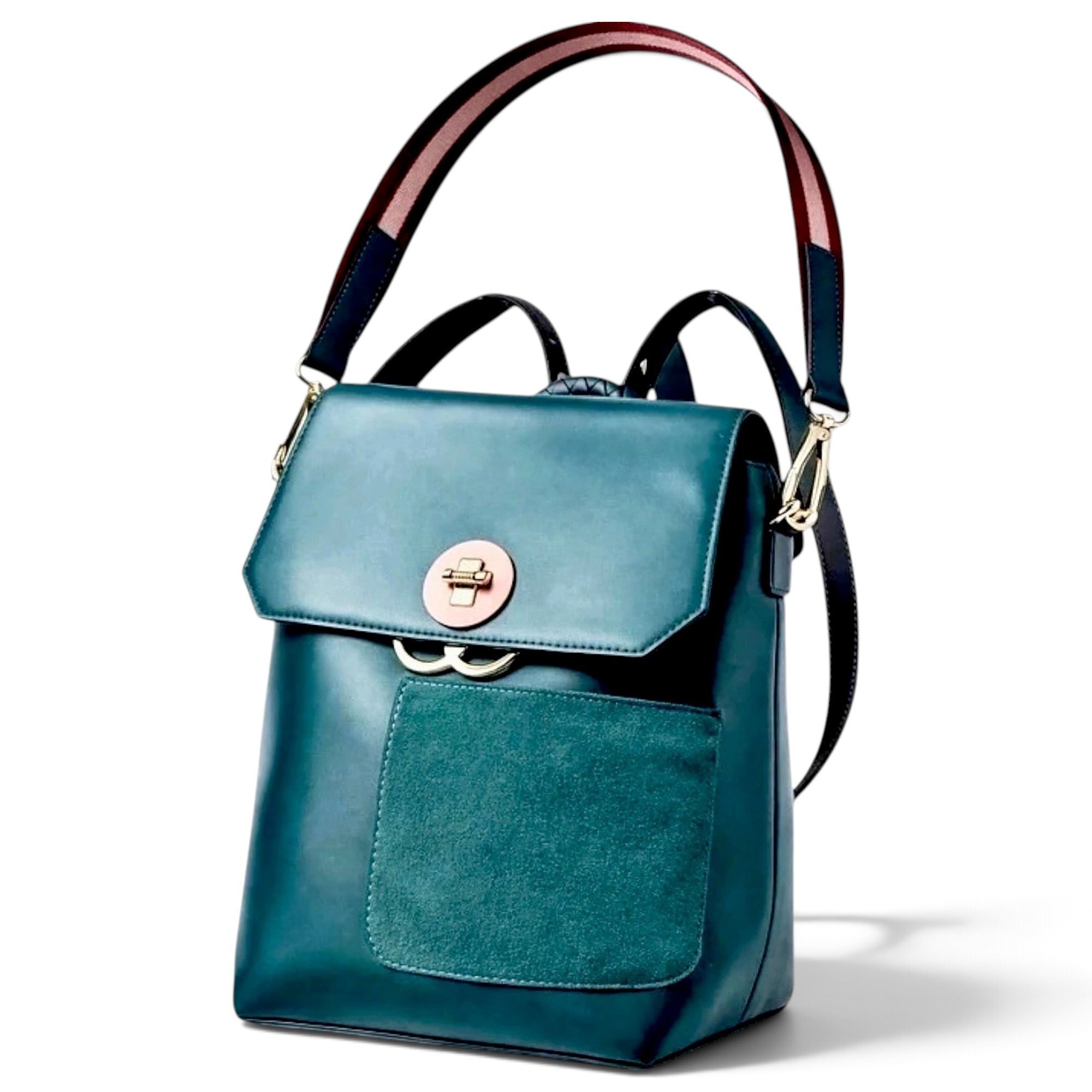 Leather backpack