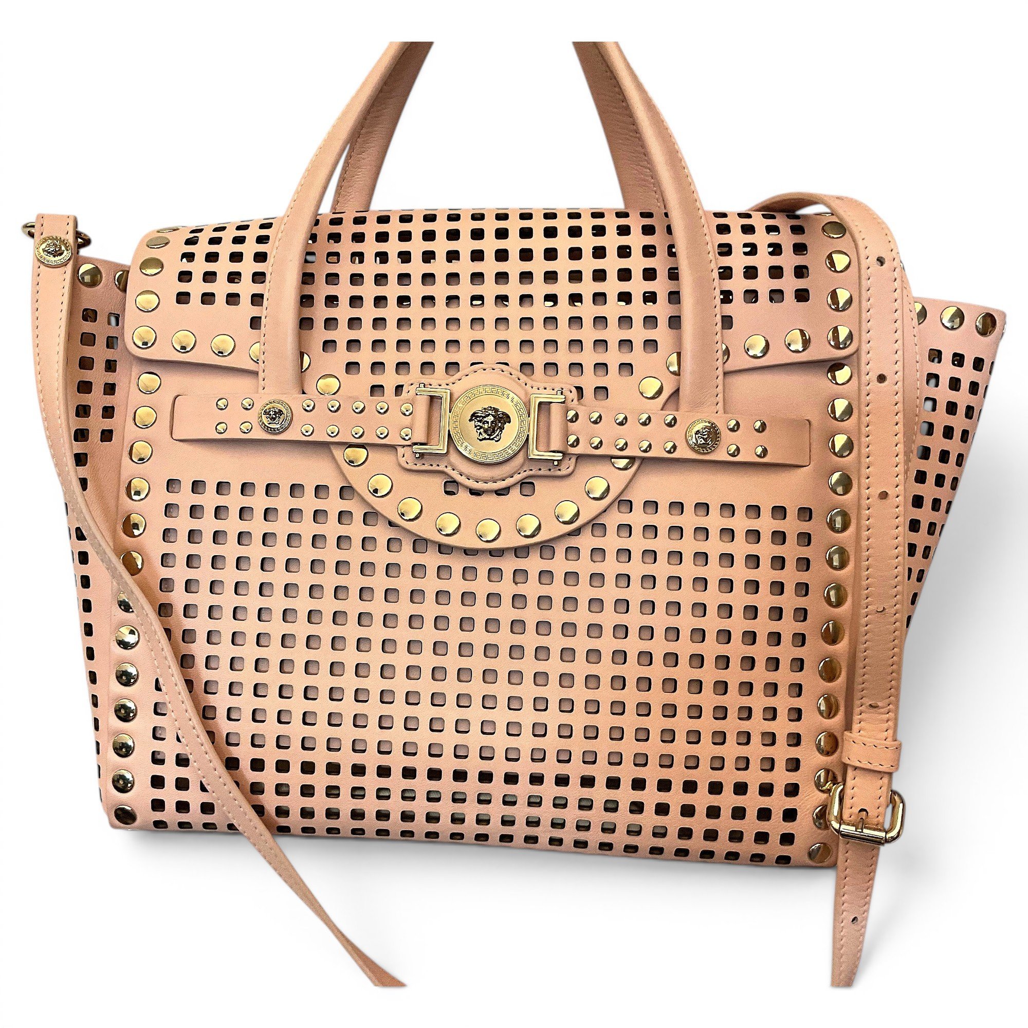 Leather tote