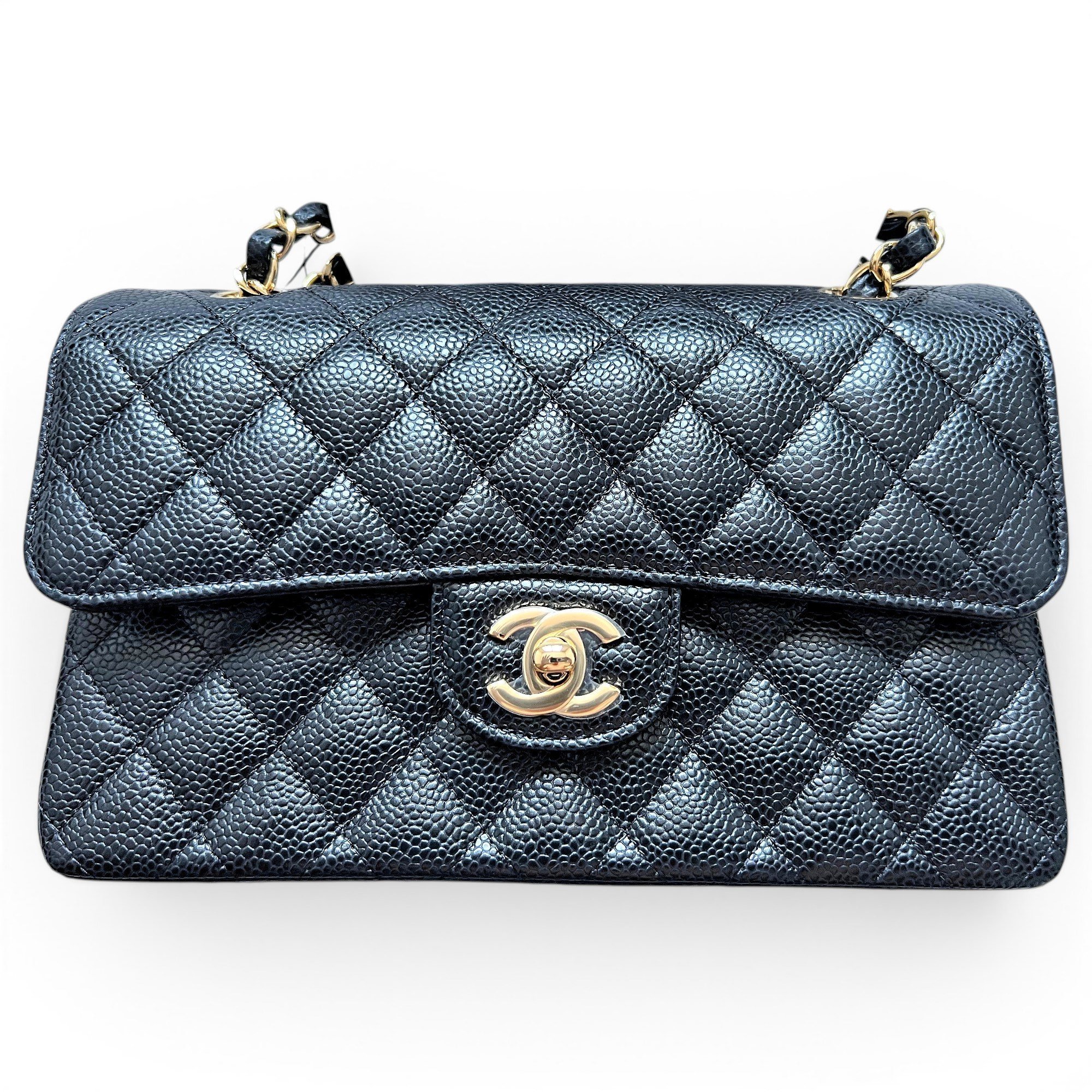 Trendy CC Flap leather handbag