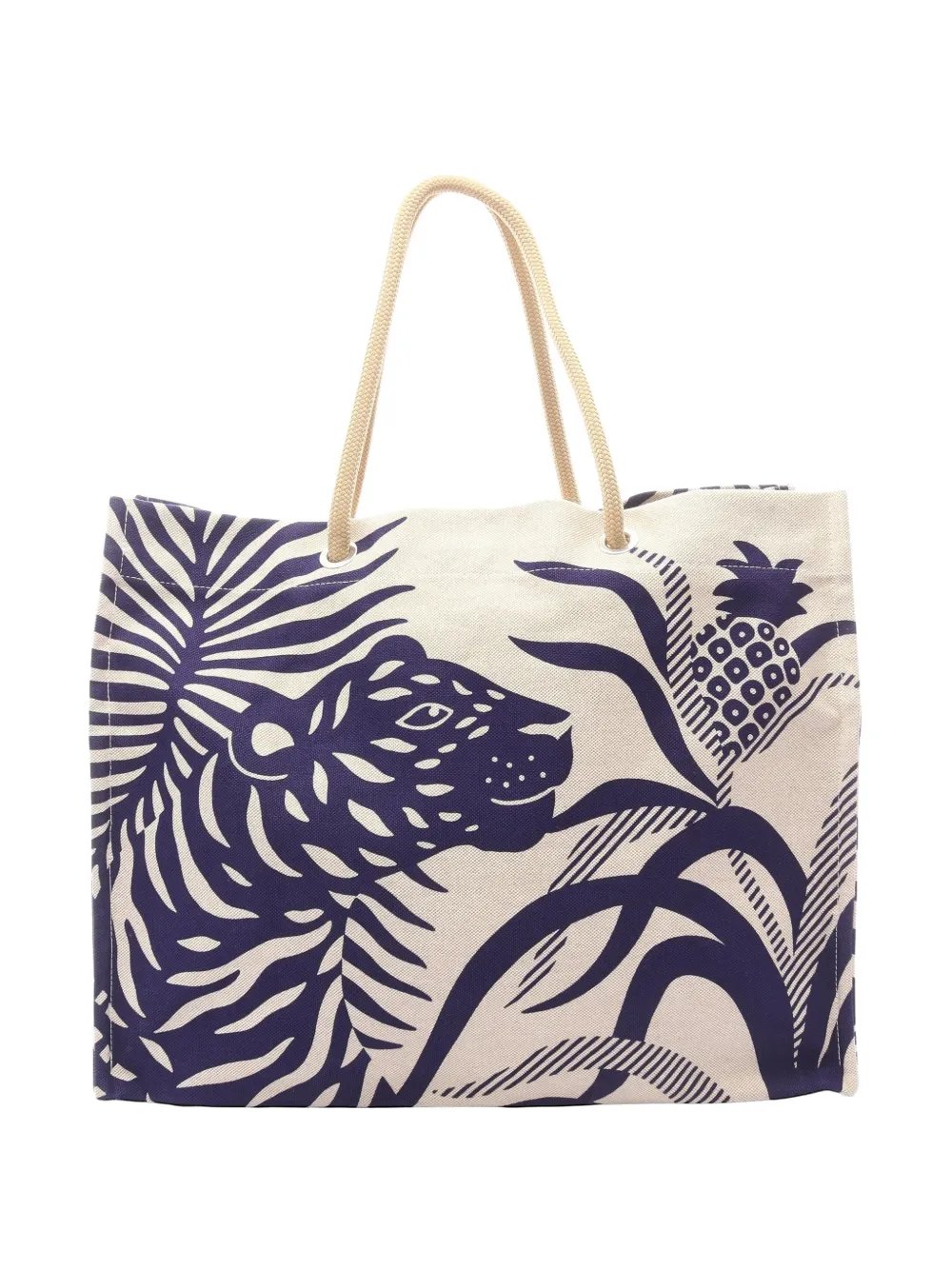 2010s Tigre a l'Ananas beach bag