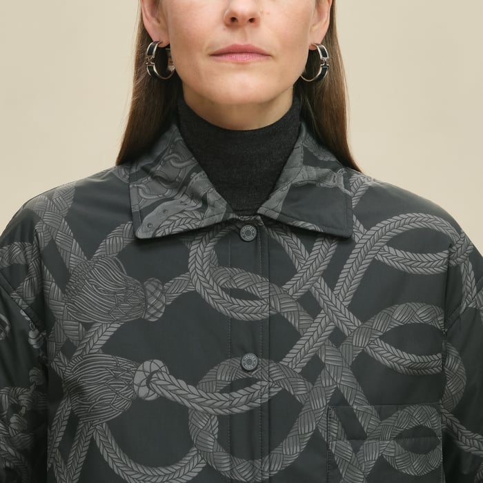 Gris Charbon "Palefroi Remix" Reversible Overshirt