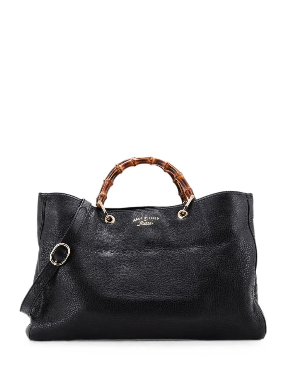 Bamboo Shopper Leather Large tote bag