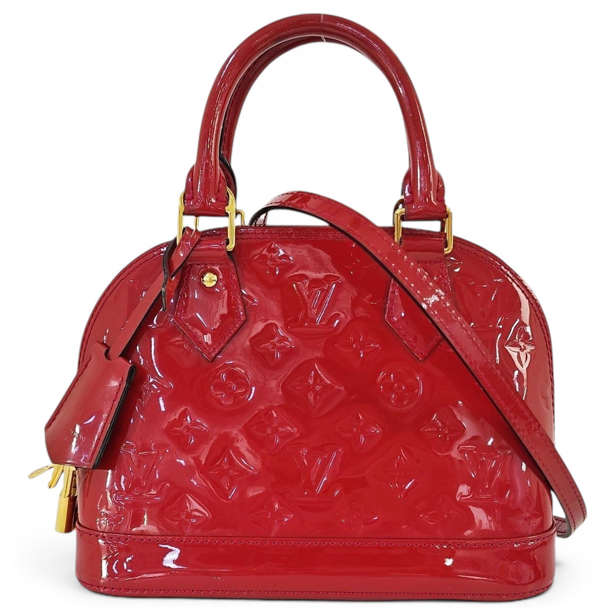 Alma patent leather handbag