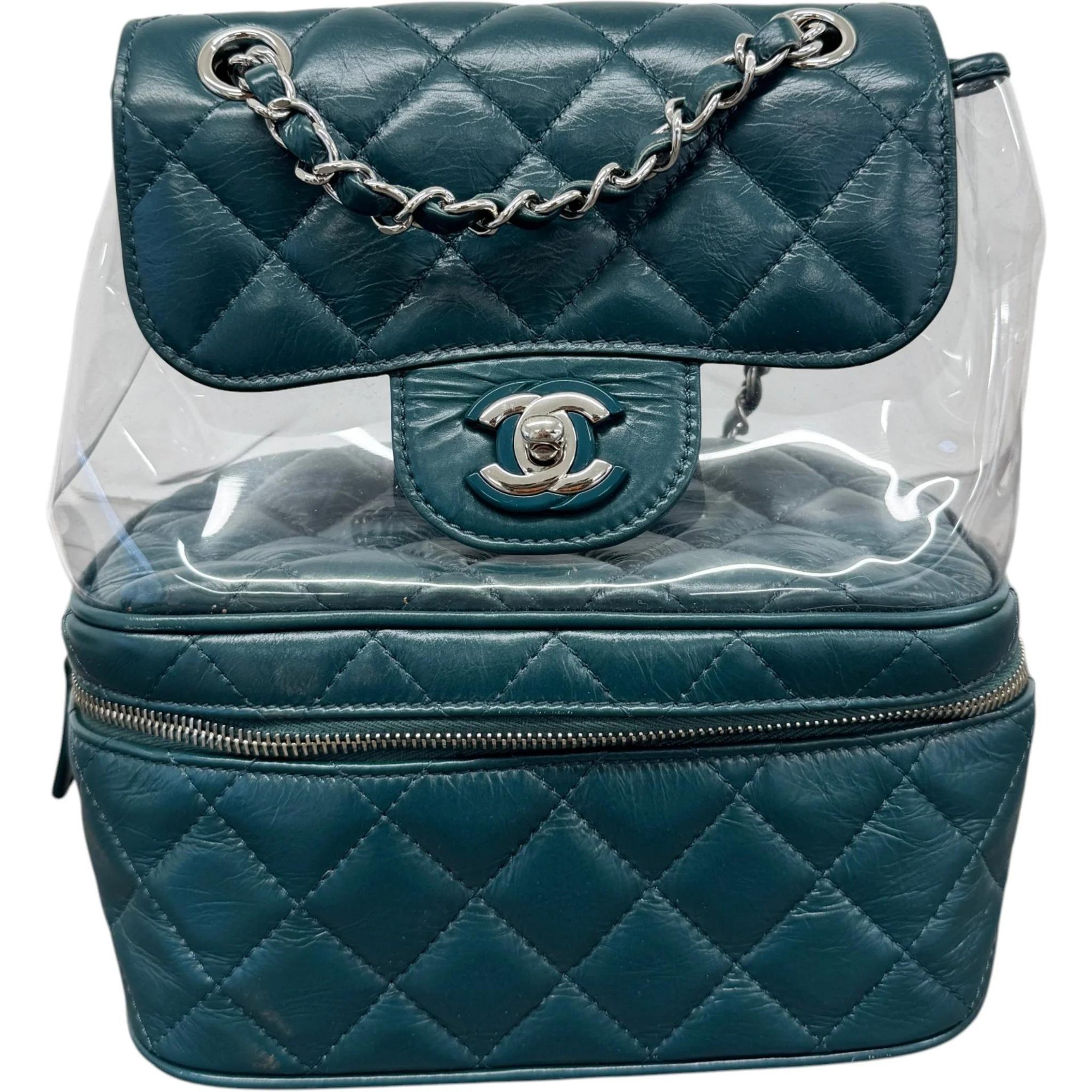 Leather backpack
