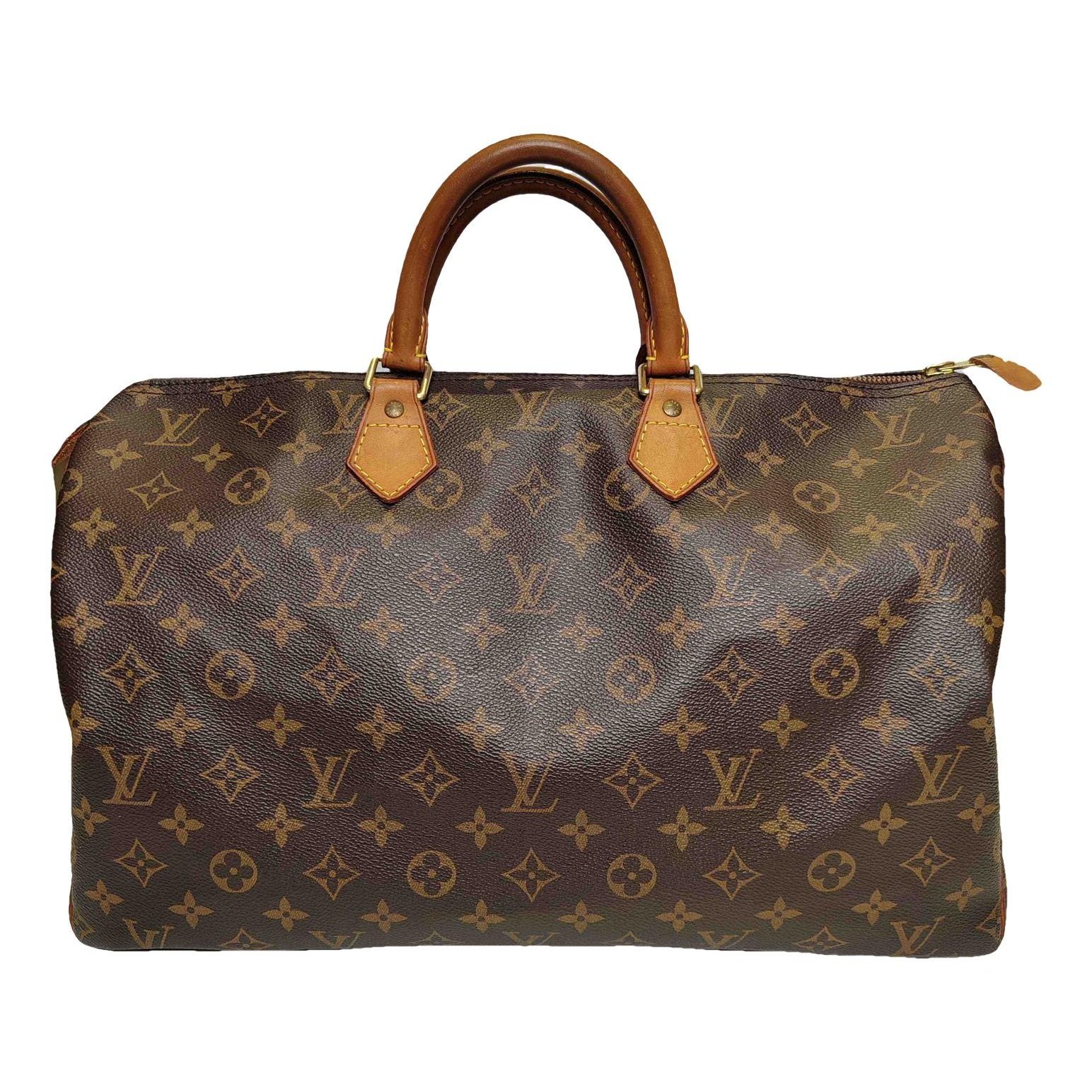 Speedy leather handbag