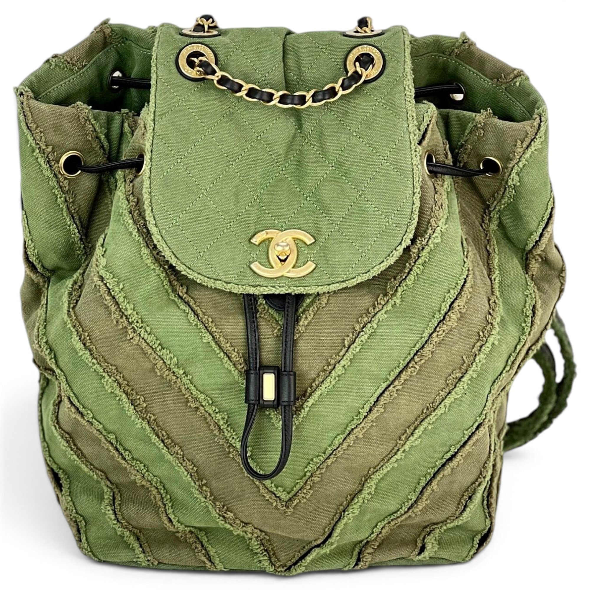 Leather backpack