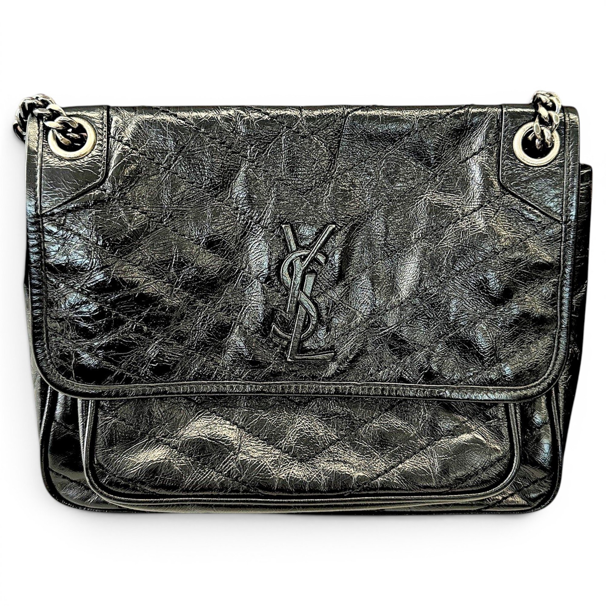 Niki leather crossbody bag