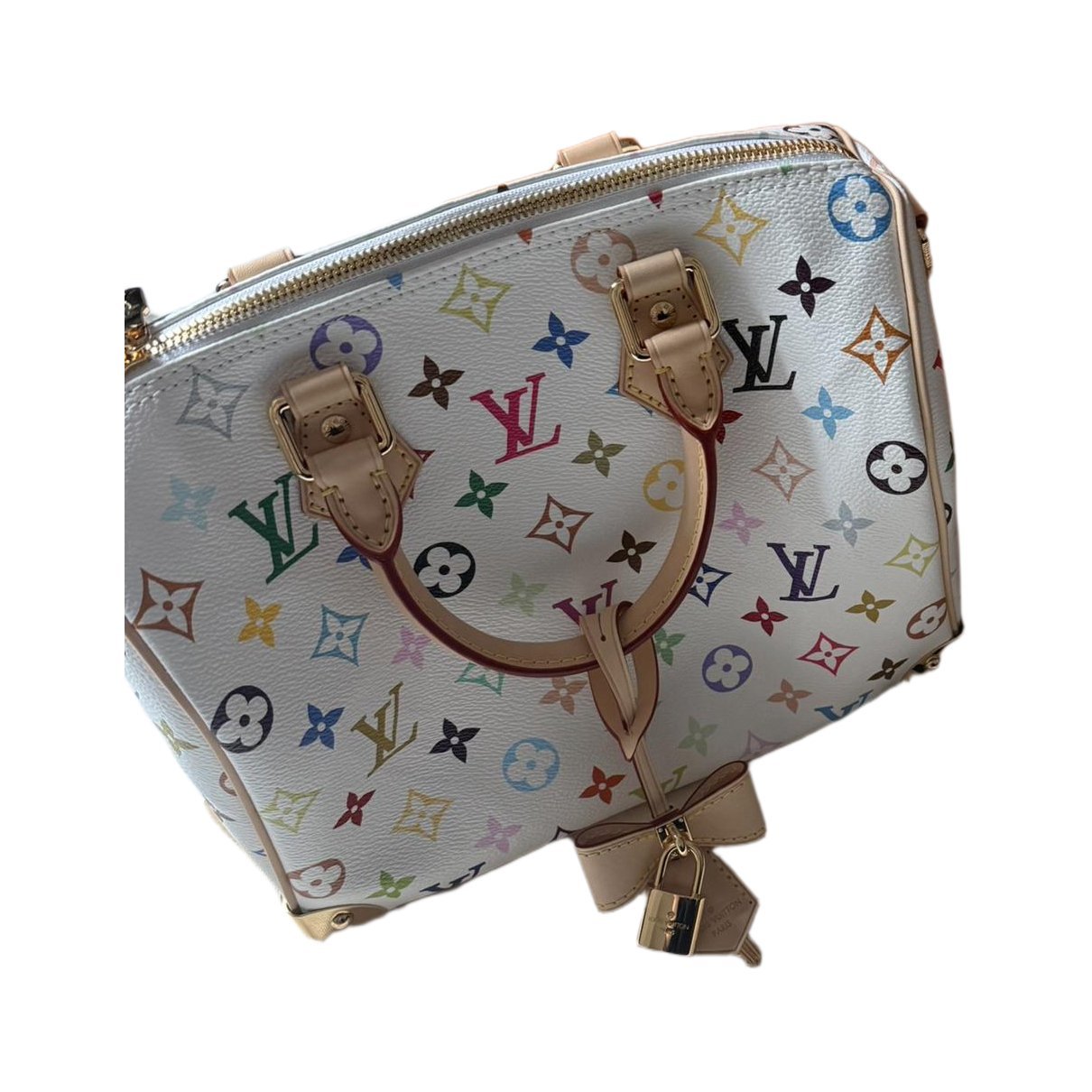 Speedy leather handbag