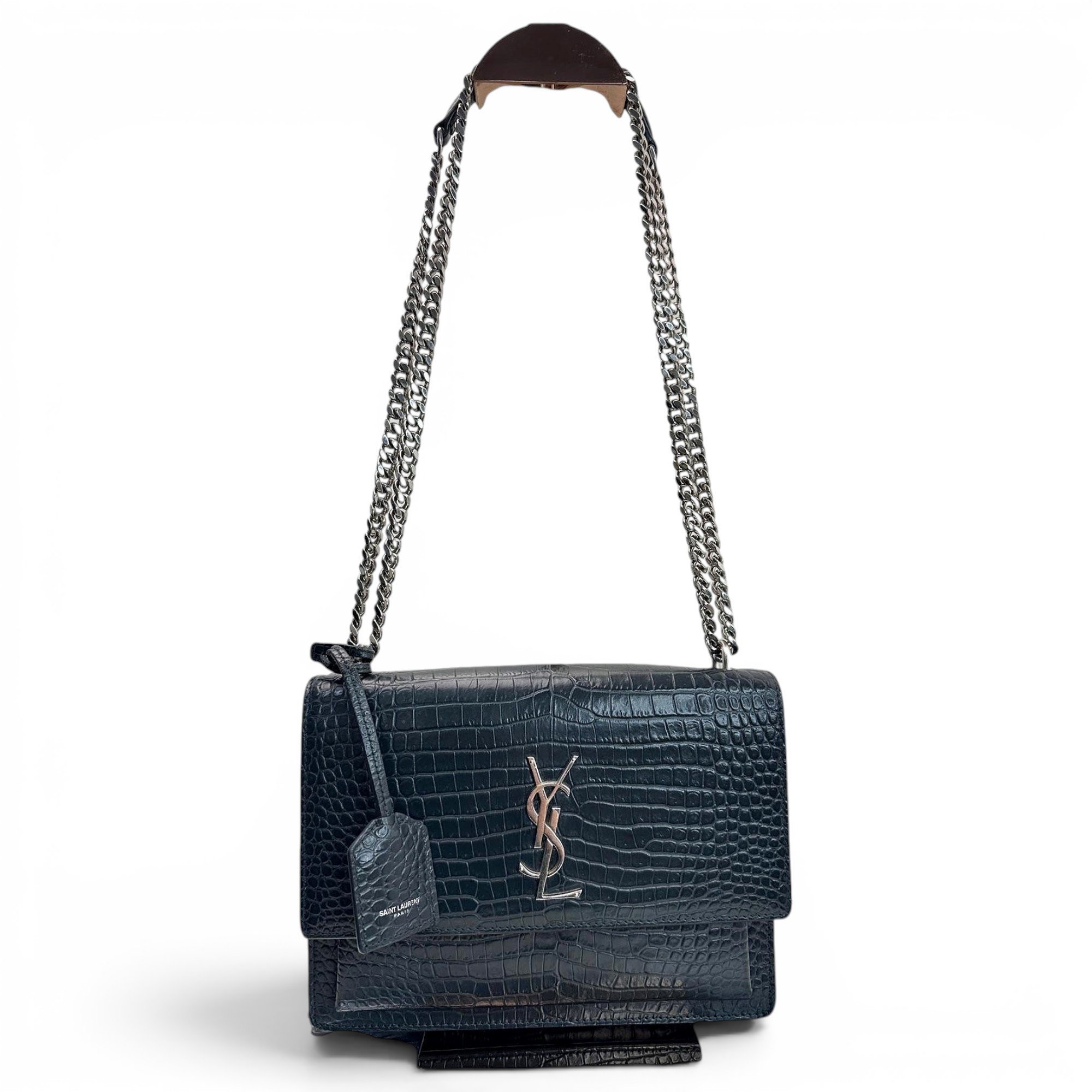 Sunset leather handbag