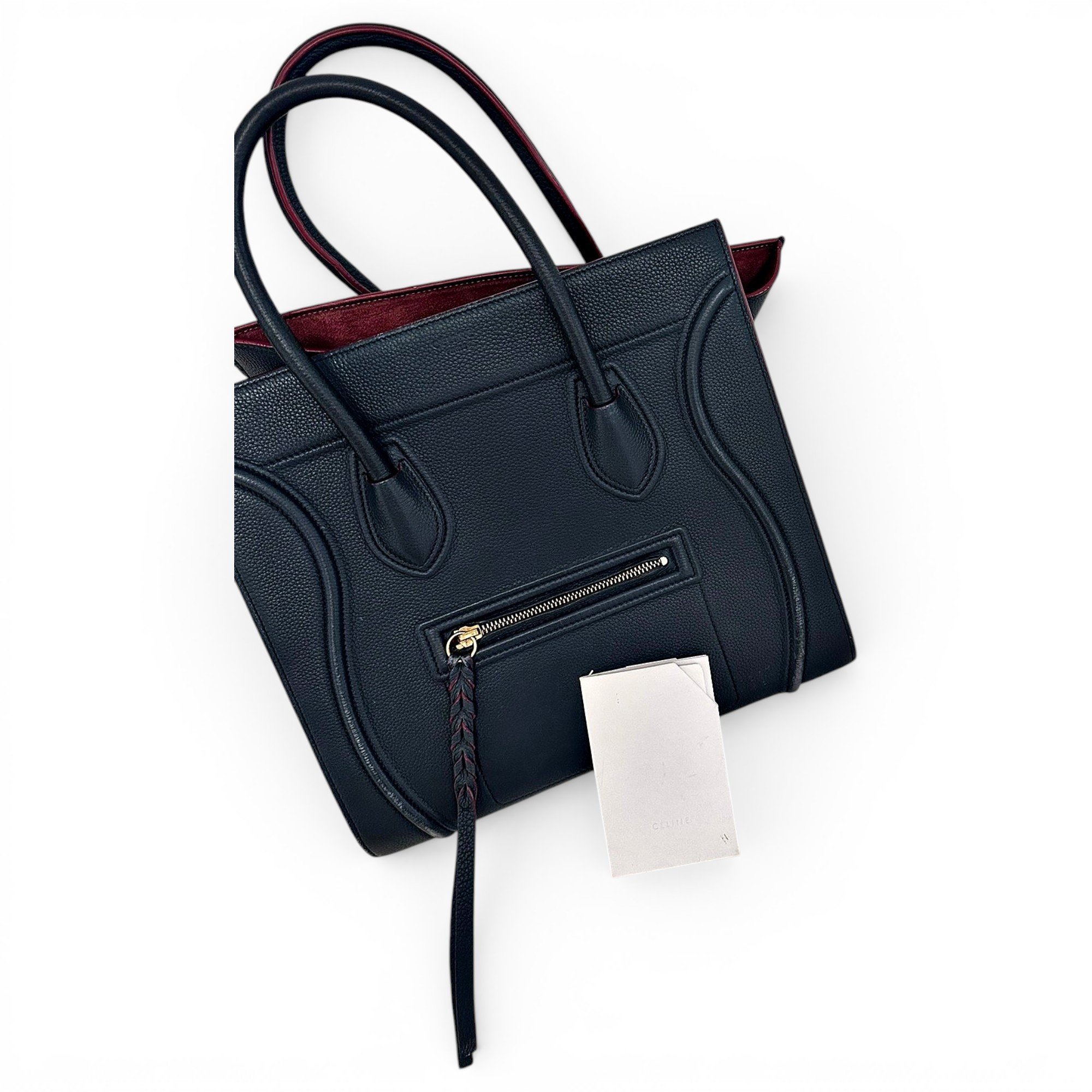 Luggage leather handbag