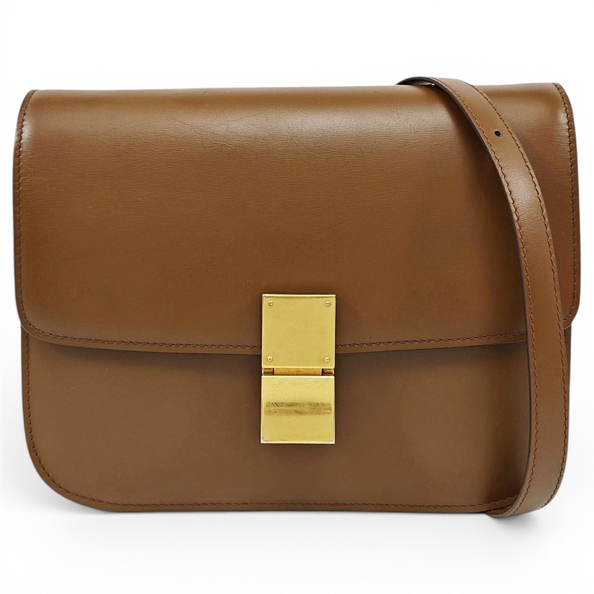 Classic leather handbag