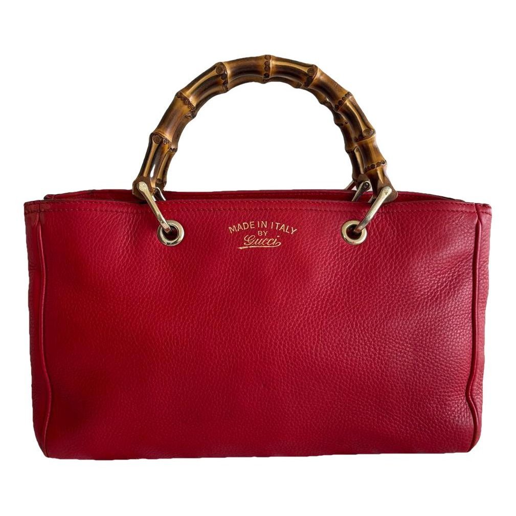 Bamboo leather tote