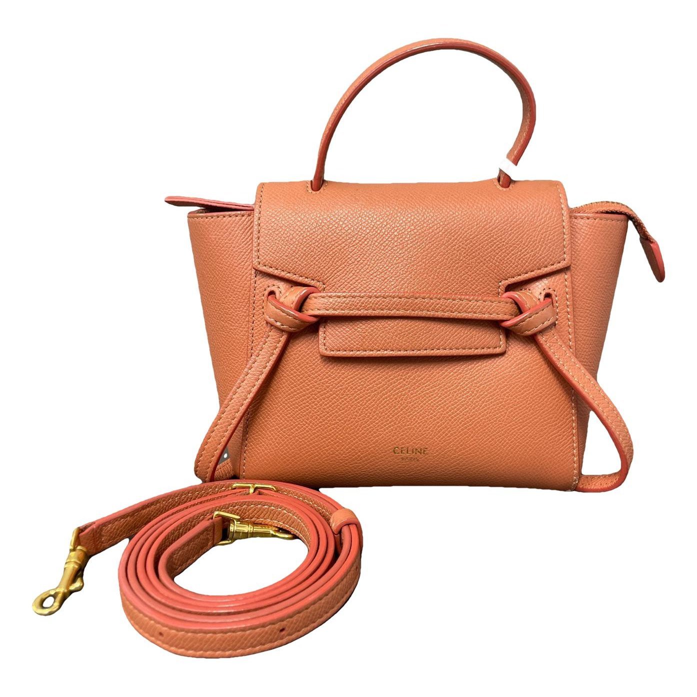 Belt leather handbag