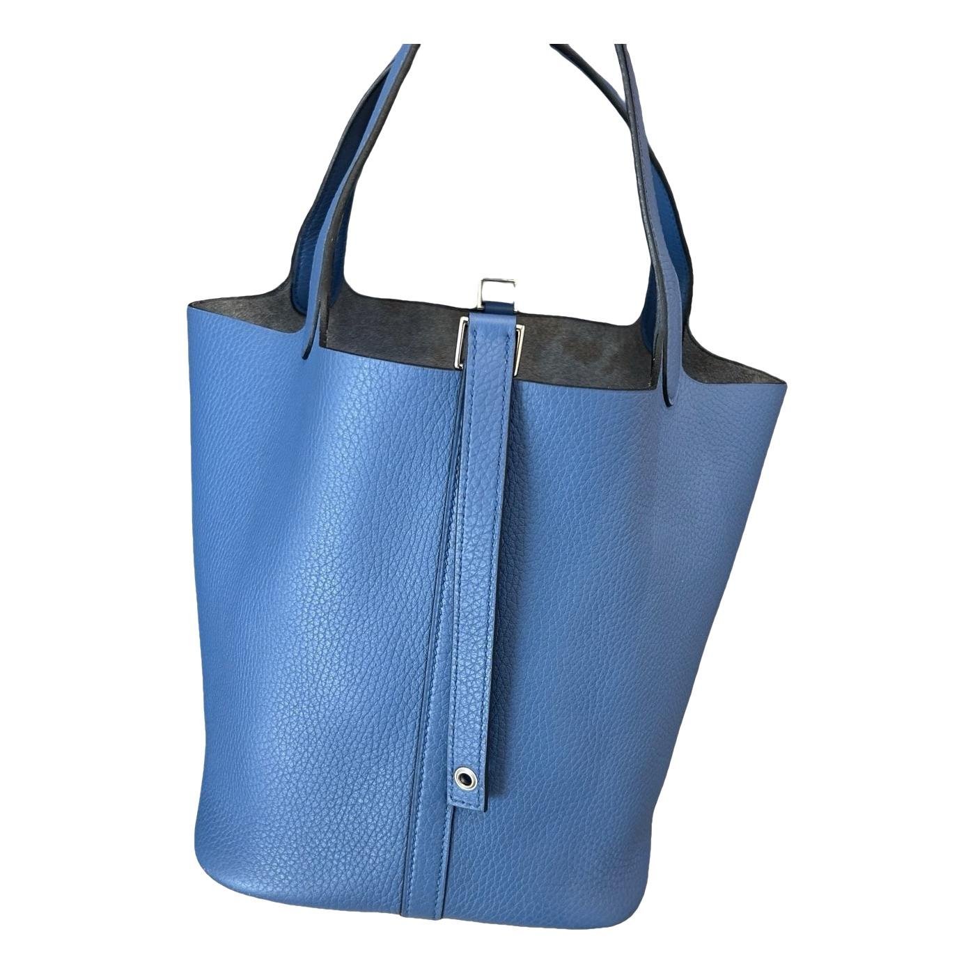 Picotin leather handbag