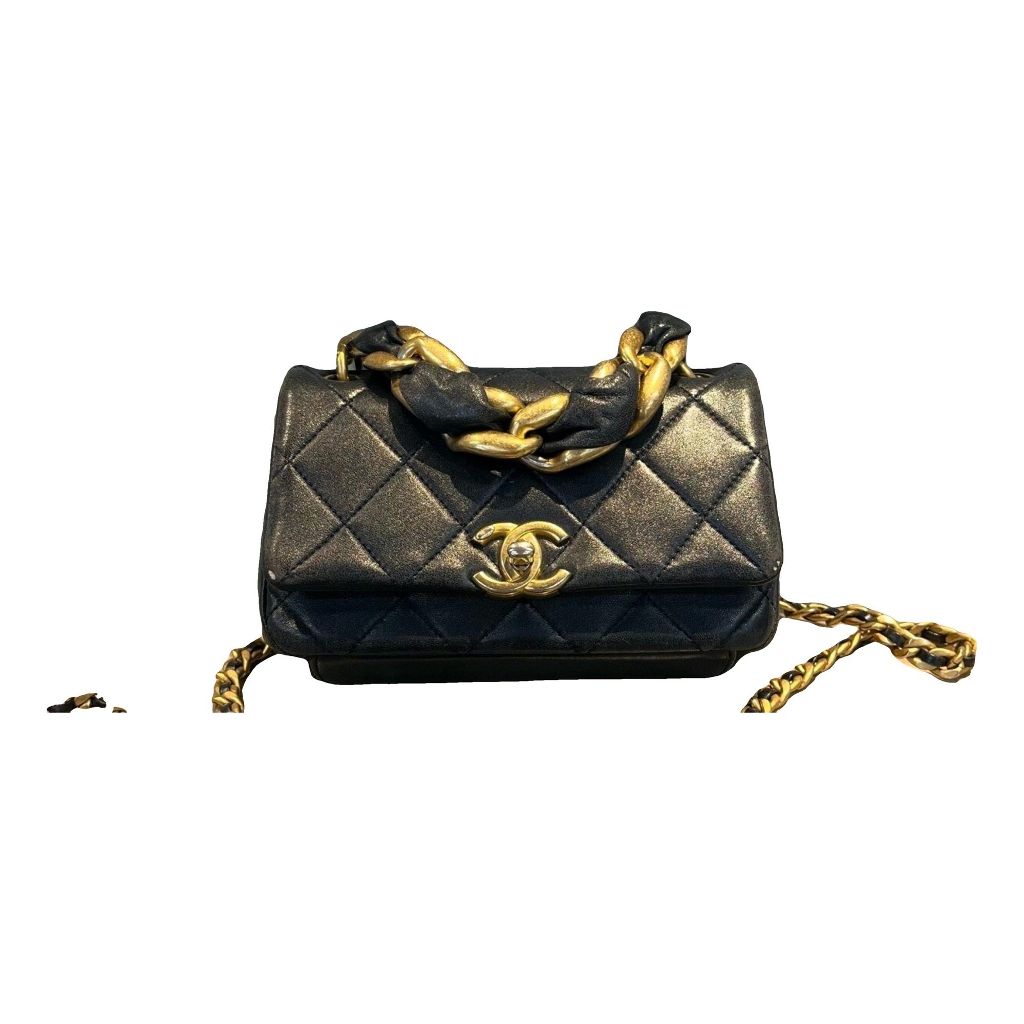 Wallet On Chain Chanel 19 leather handbag