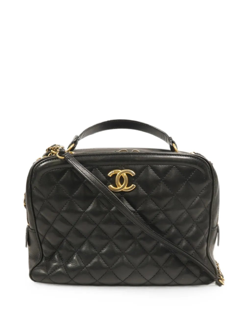CC turn-lock quilted shoulder bag